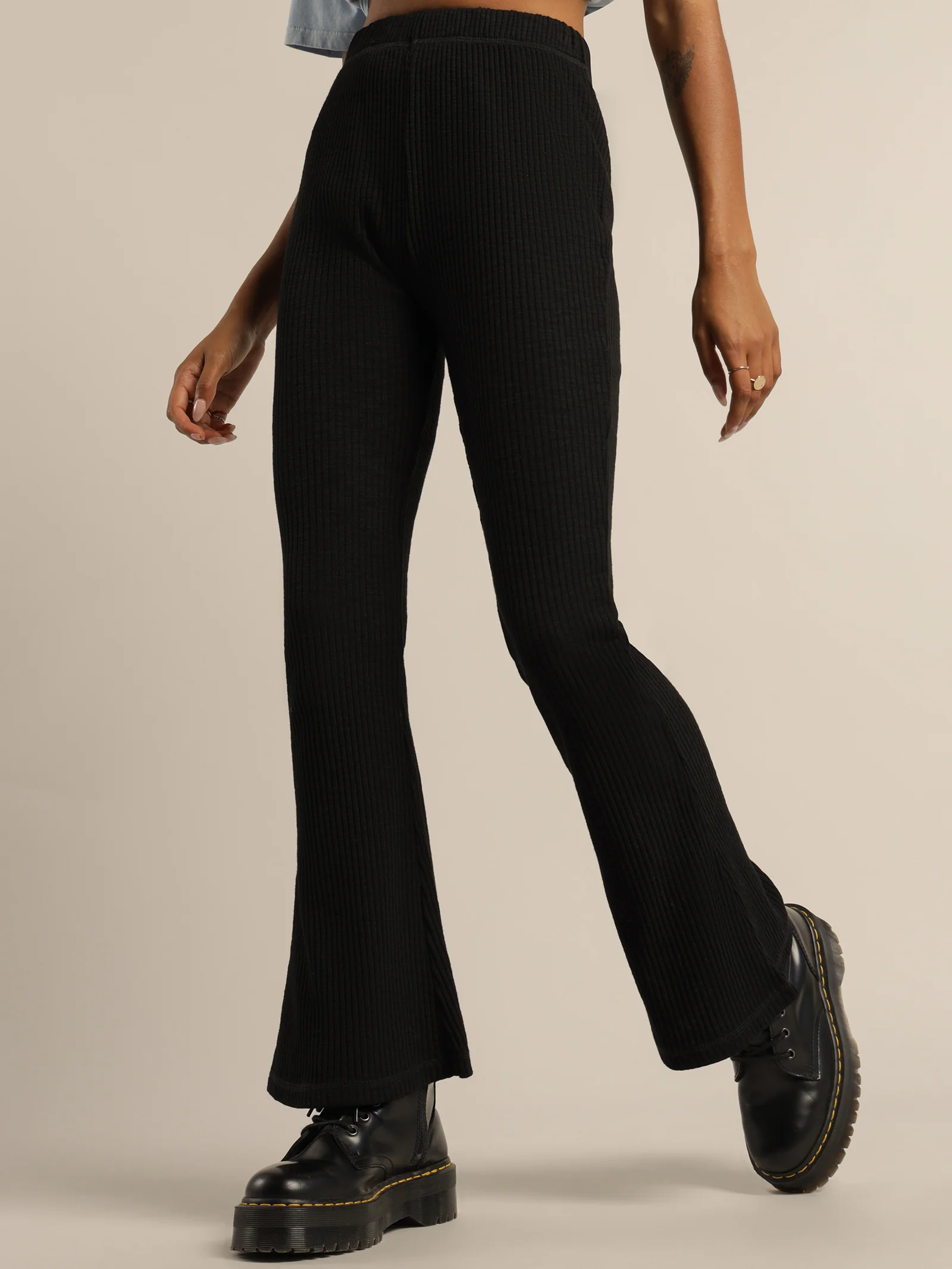 Presley Flared Ribbed Pants - Image 6