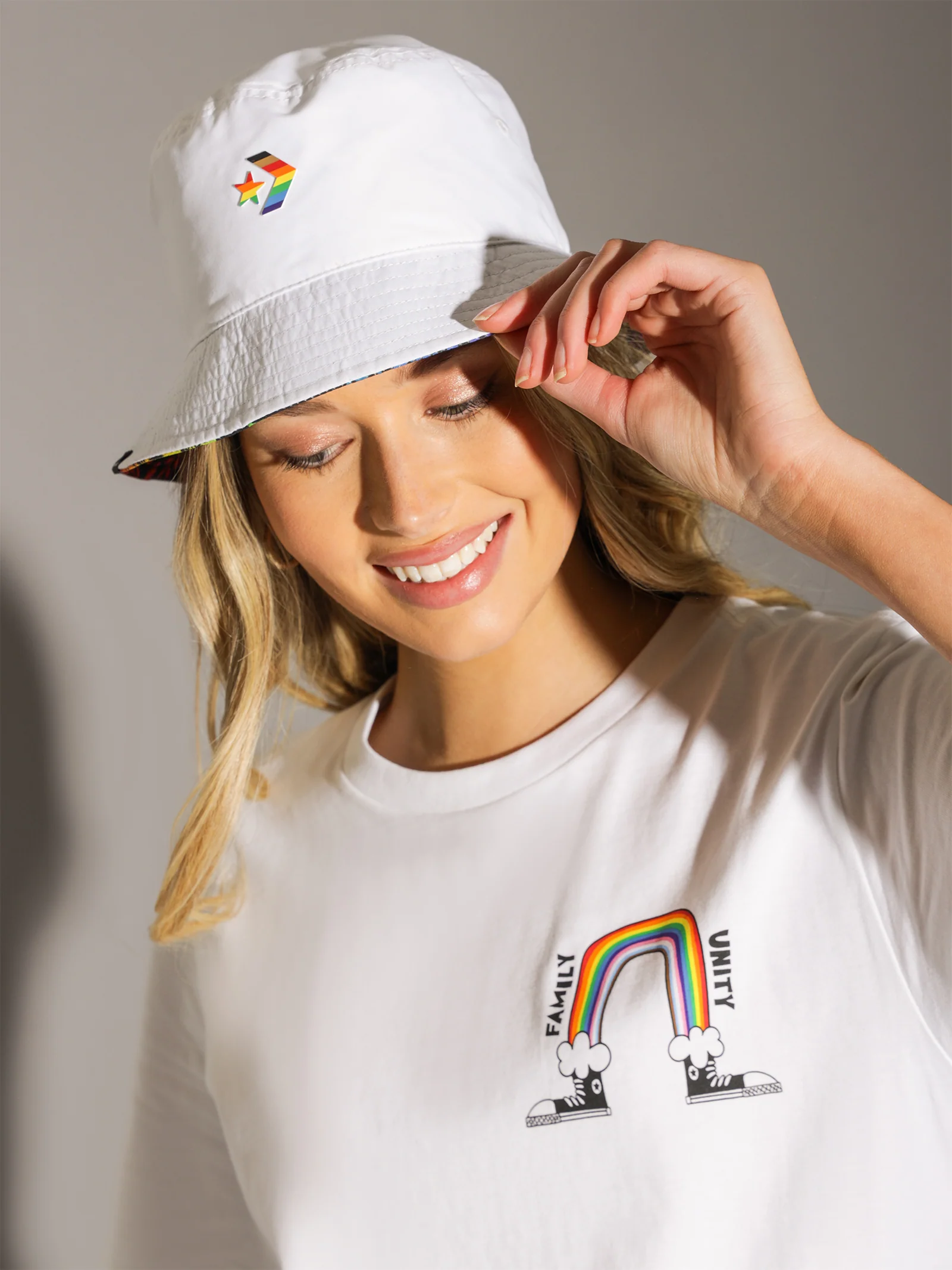Pride Bandana Reversible Bucket Hat - Image 3