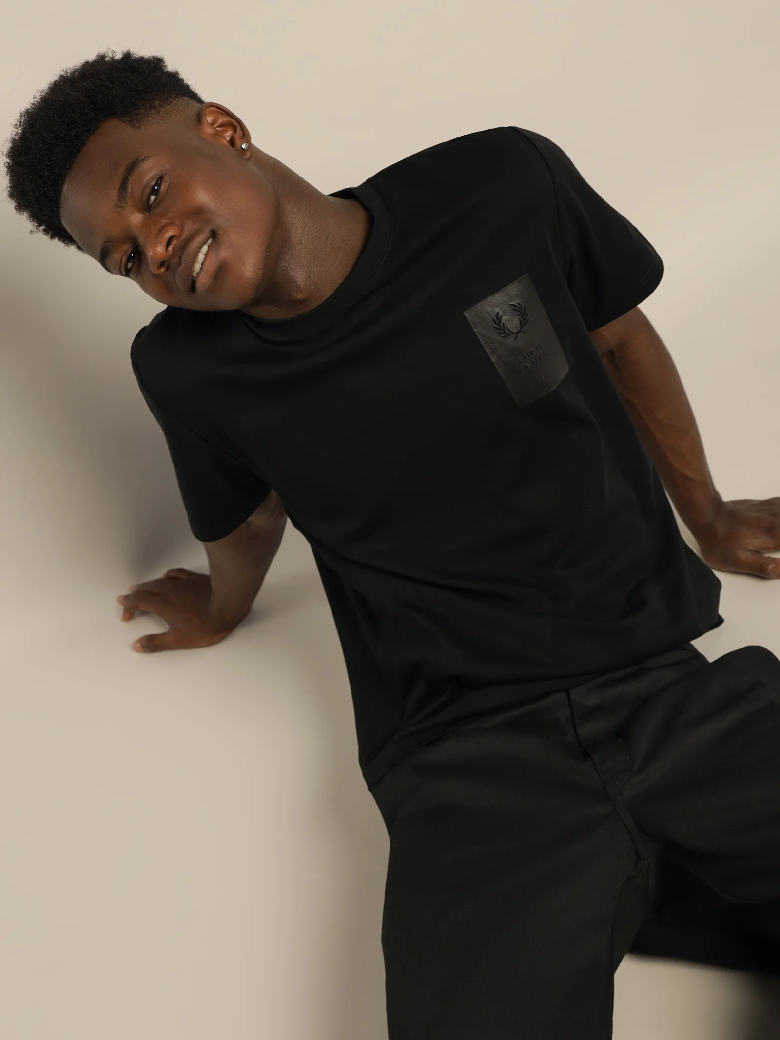 Printed Chest Patch T-Shirt - Image 2