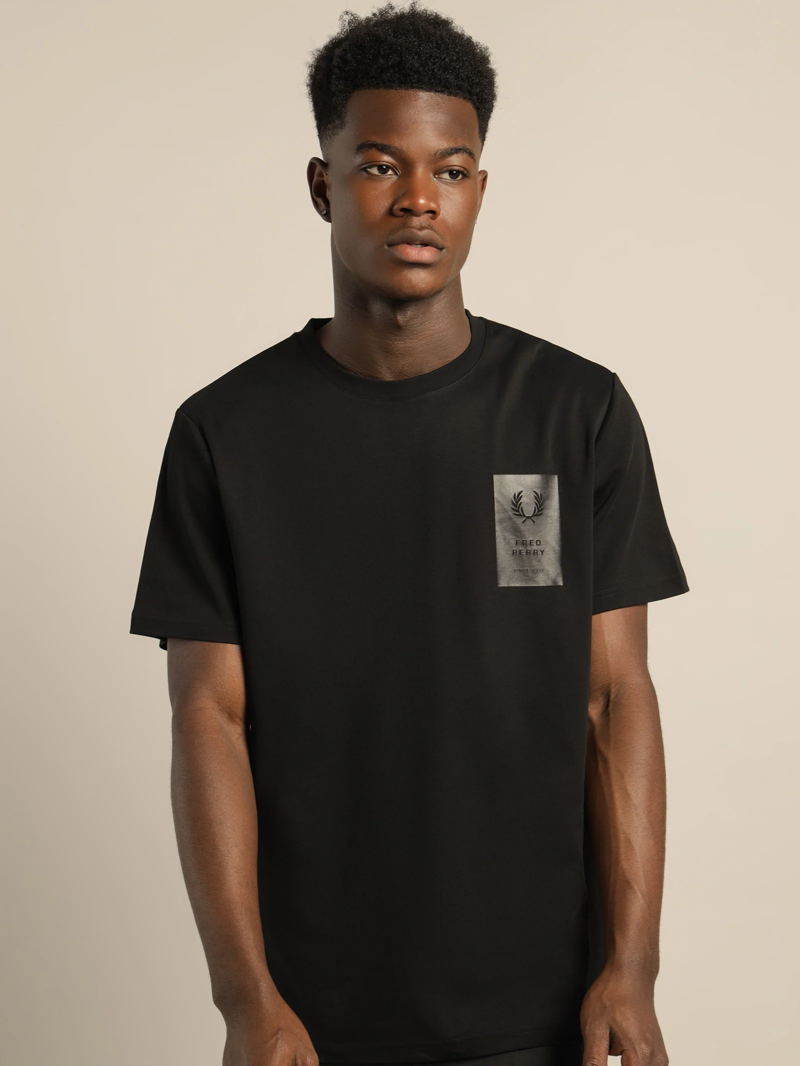 Printed Chest Patch T-Shirt - Image 3