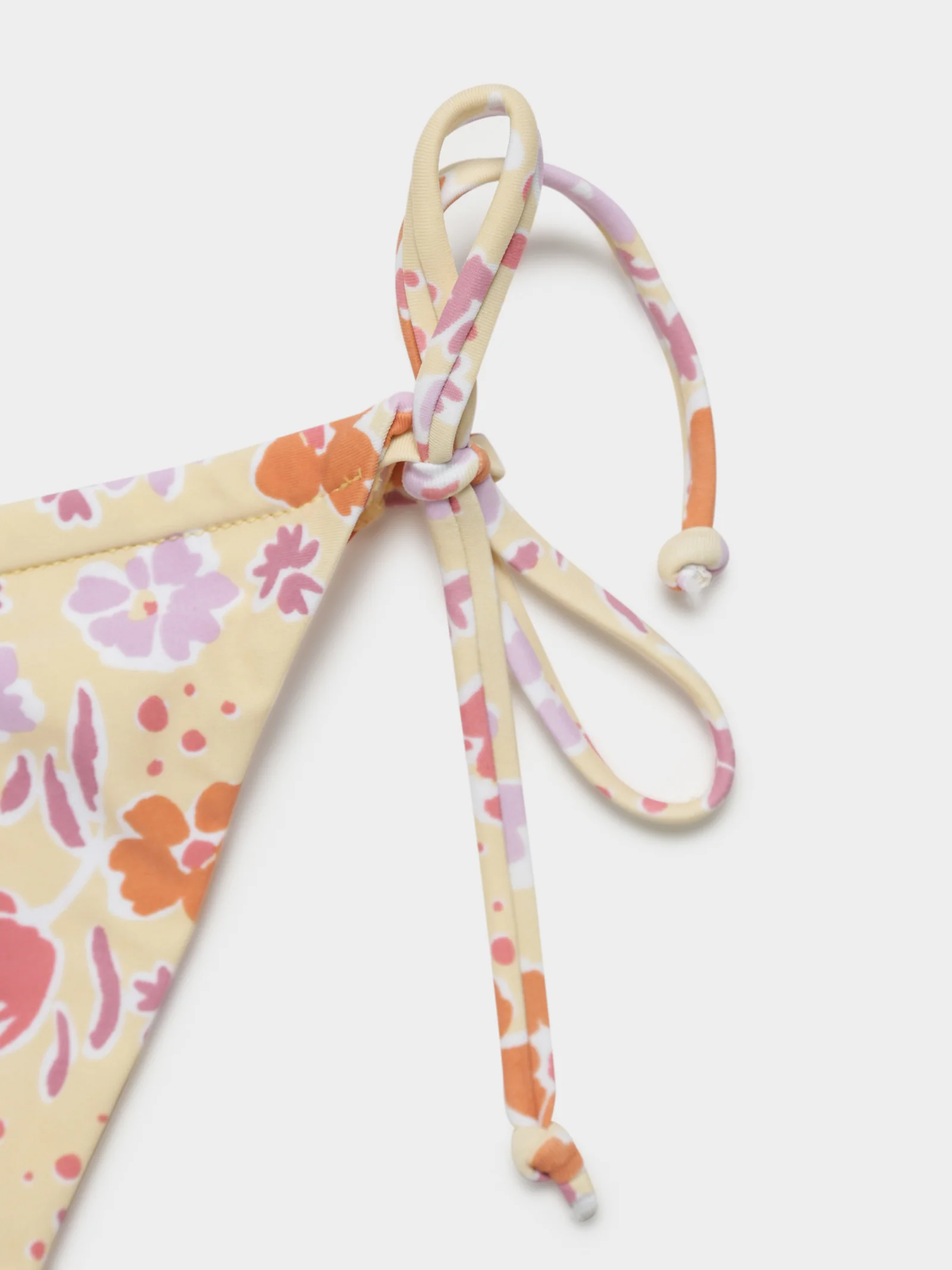 Printed Gathered Tie Side Bikini Bottoms - Image 6