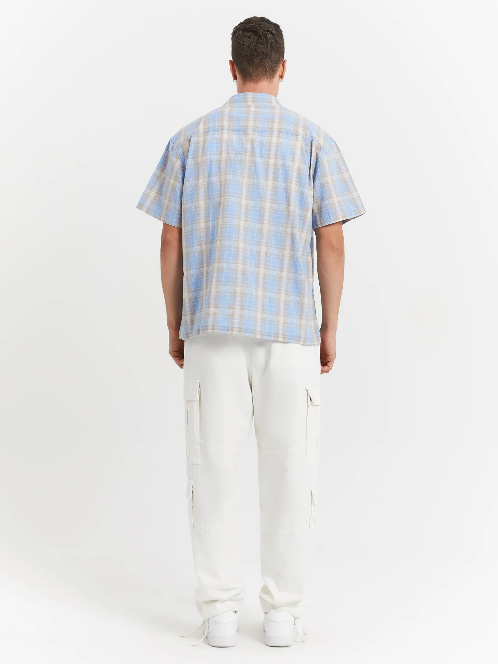 Prion Check Pocket Short Sleeve Shirt - Image 5
