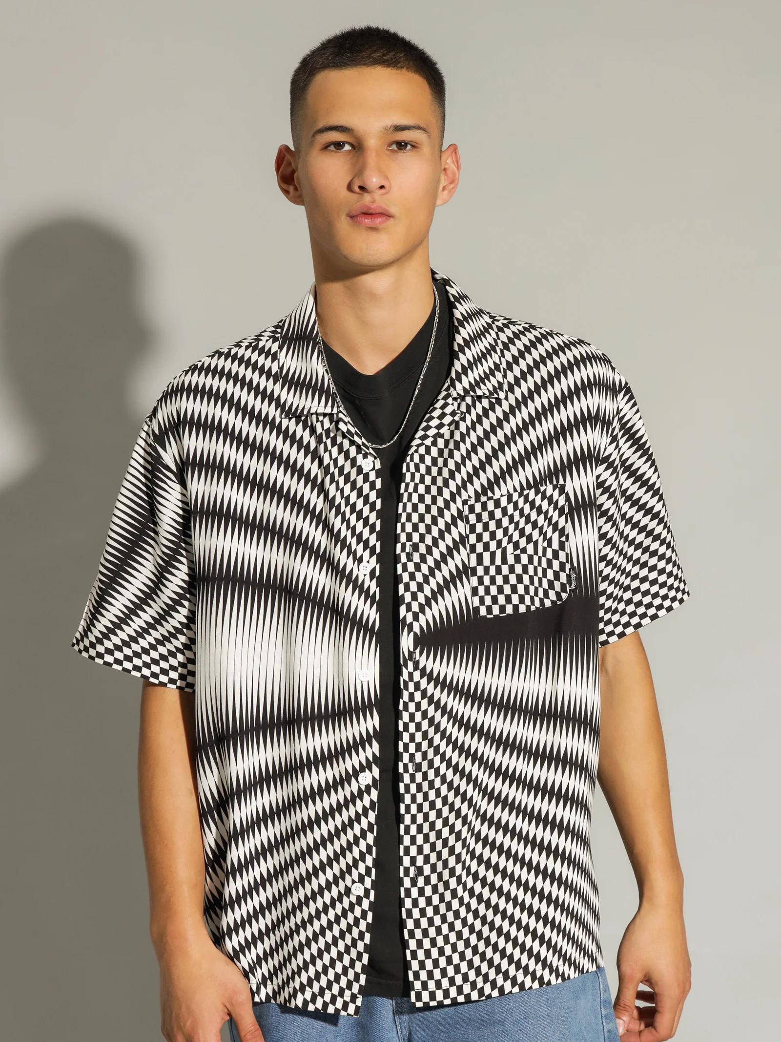 Psychedelic Check Shirt - Image 4
