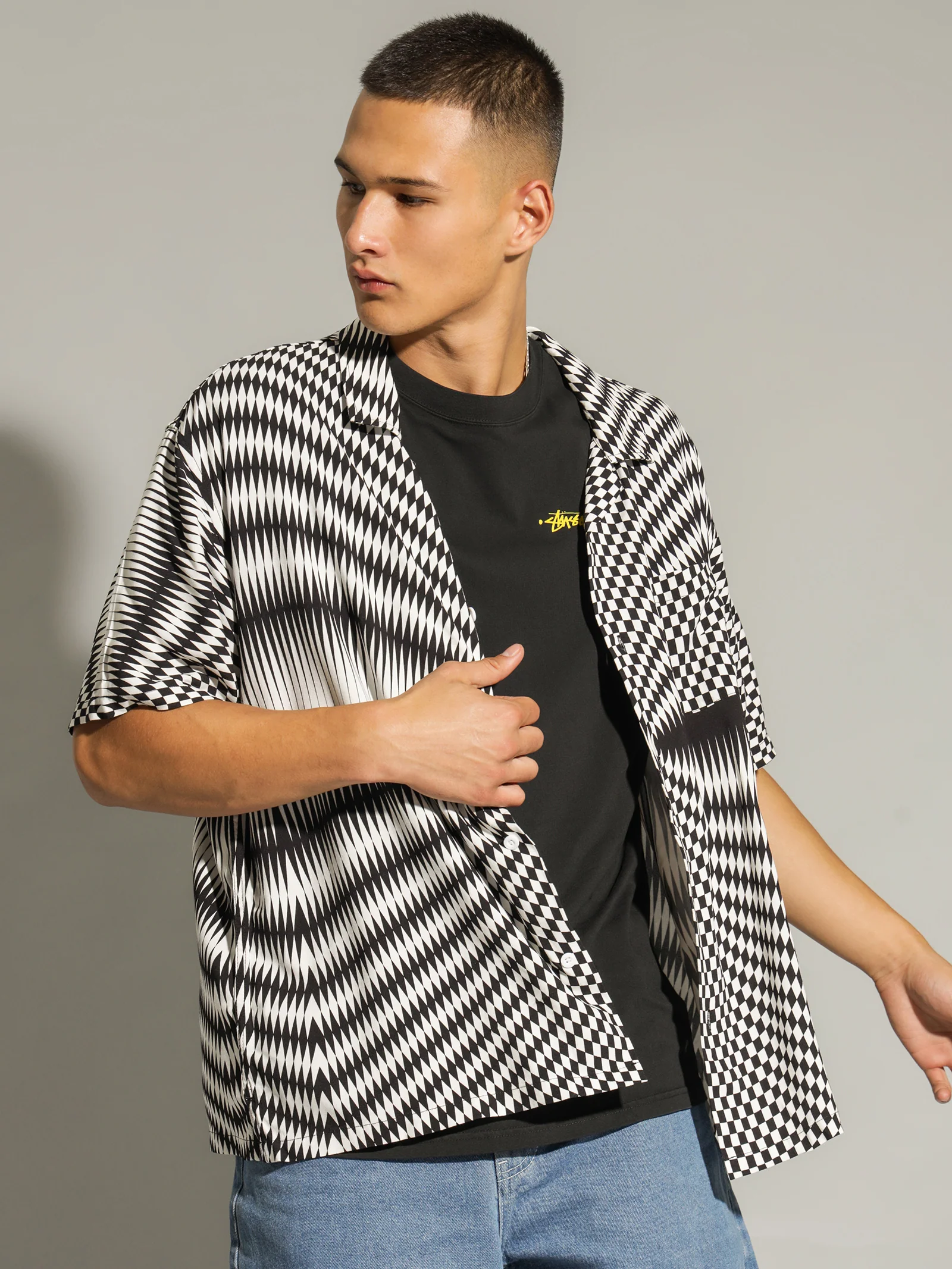 Psychedelic Check Shirt - Image 6