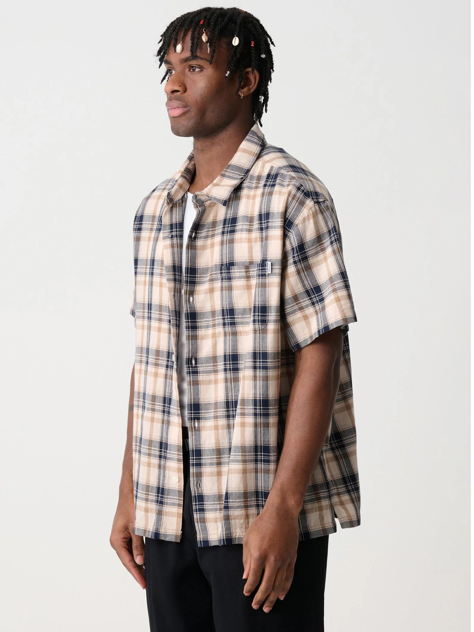 Push Check Short Sleeve Shirt - Image 3