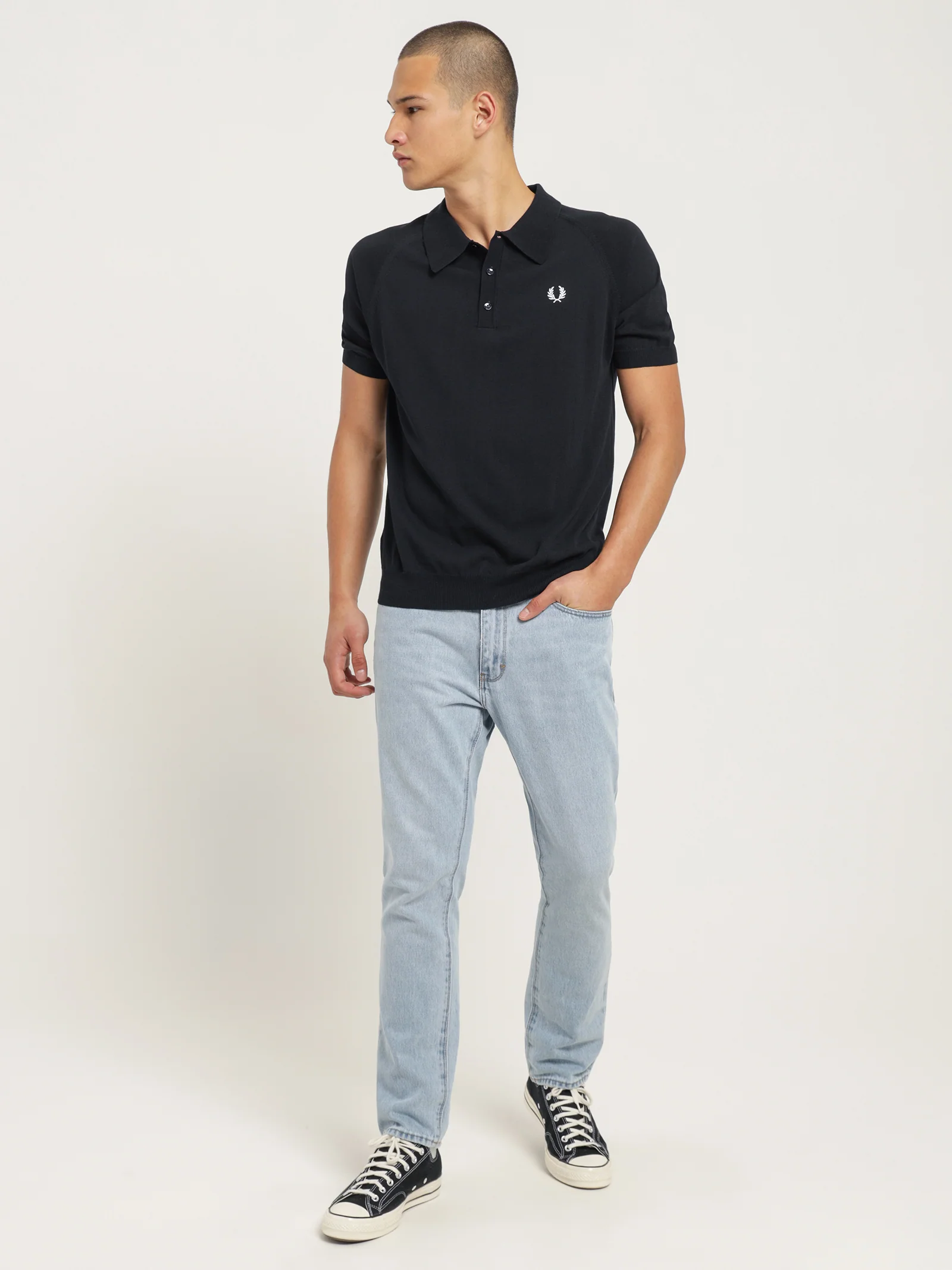Raglan Sleeve Knitted T-Shirt - Image 4