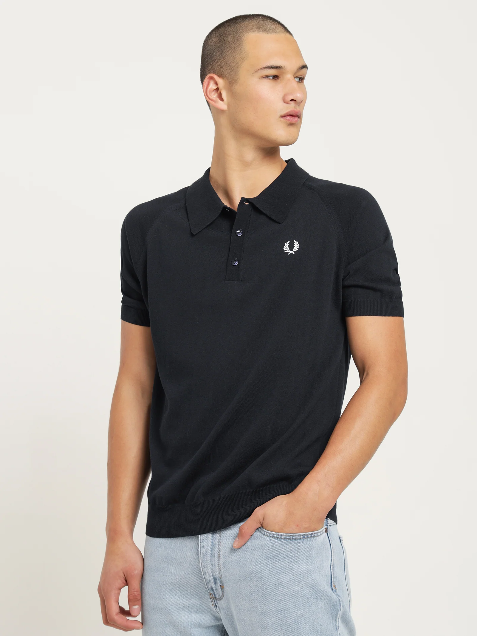 Raglan Sleeve Knitted T-Shirt - Image 5