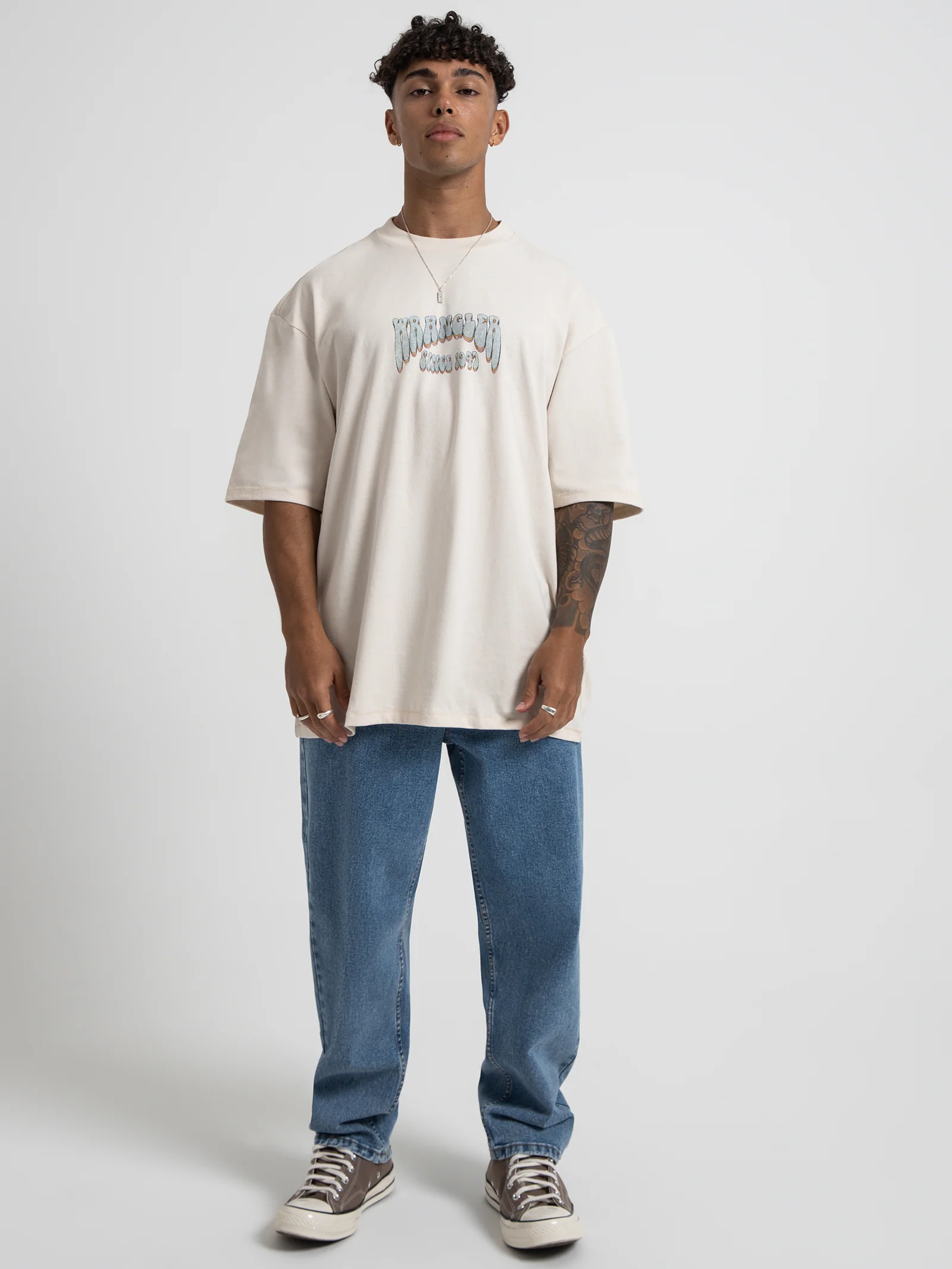 Rainbow Tears Baggy T-Shirt - Image 2