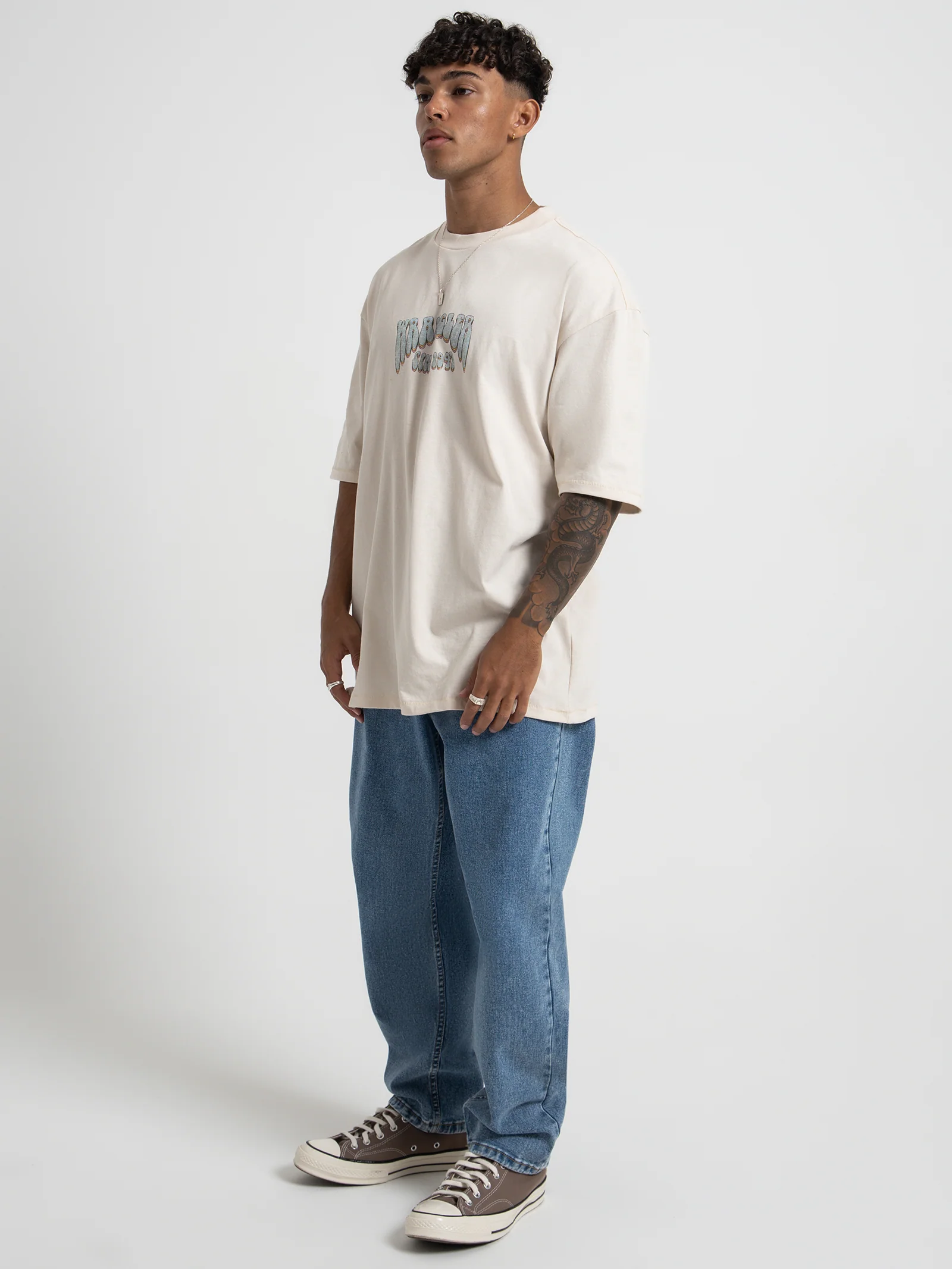 Rainbow Tears Baggy T-Shirt - Image 4