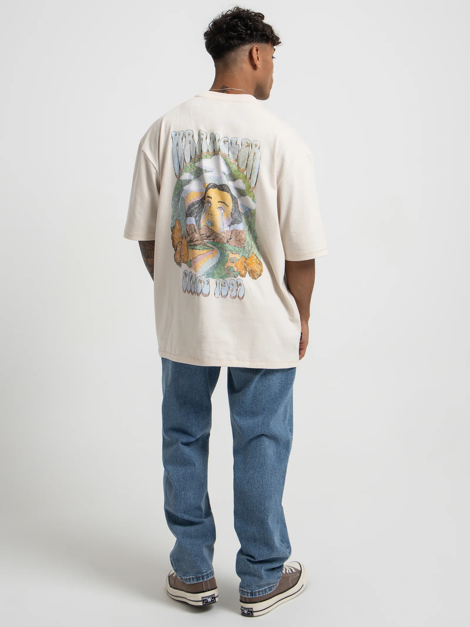 Rainbow Tears Baggy T-Shirt - Image 5