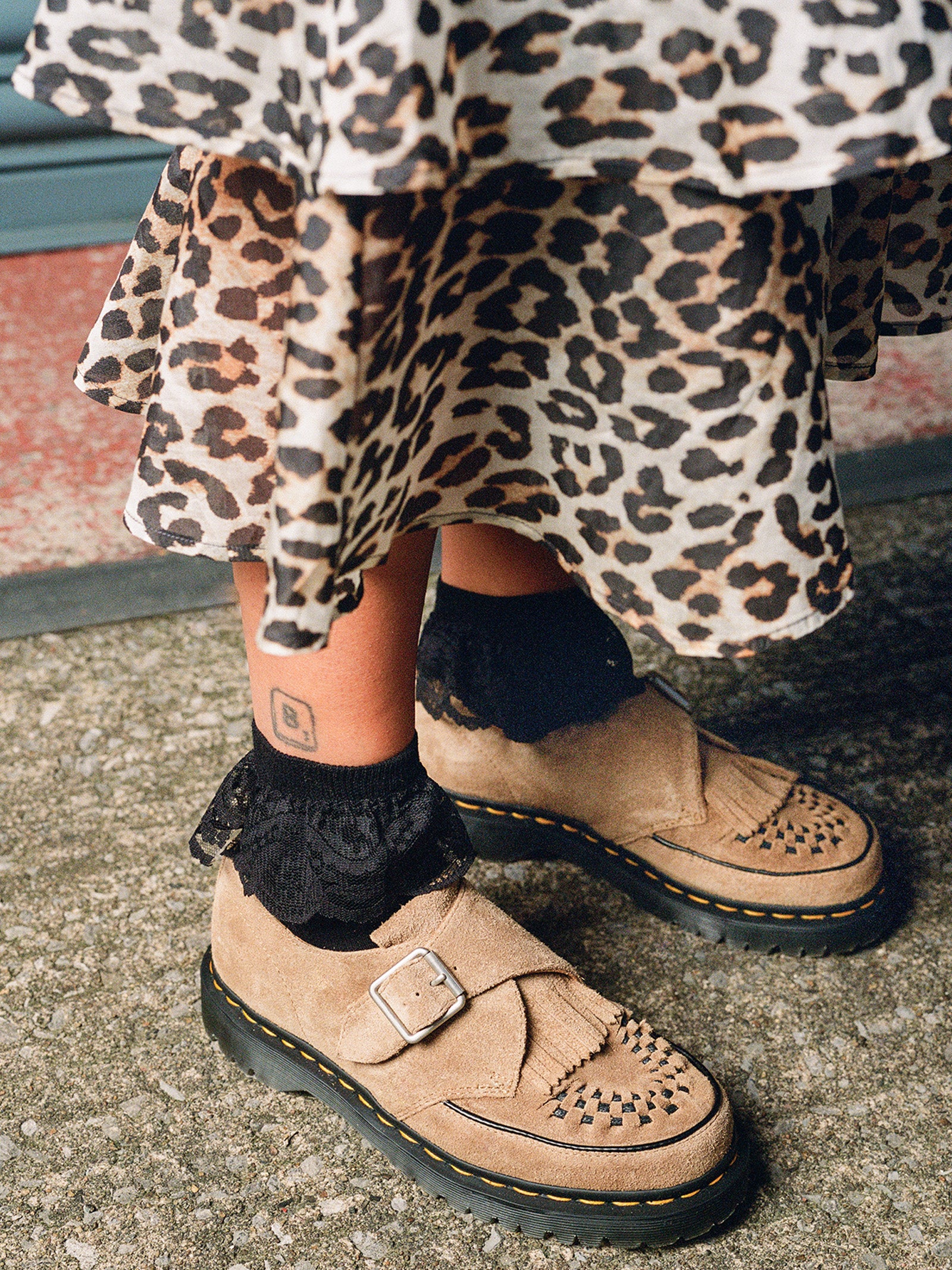 Unisex Ramsey Suede Kiltie Buckle Creepers - Image 10