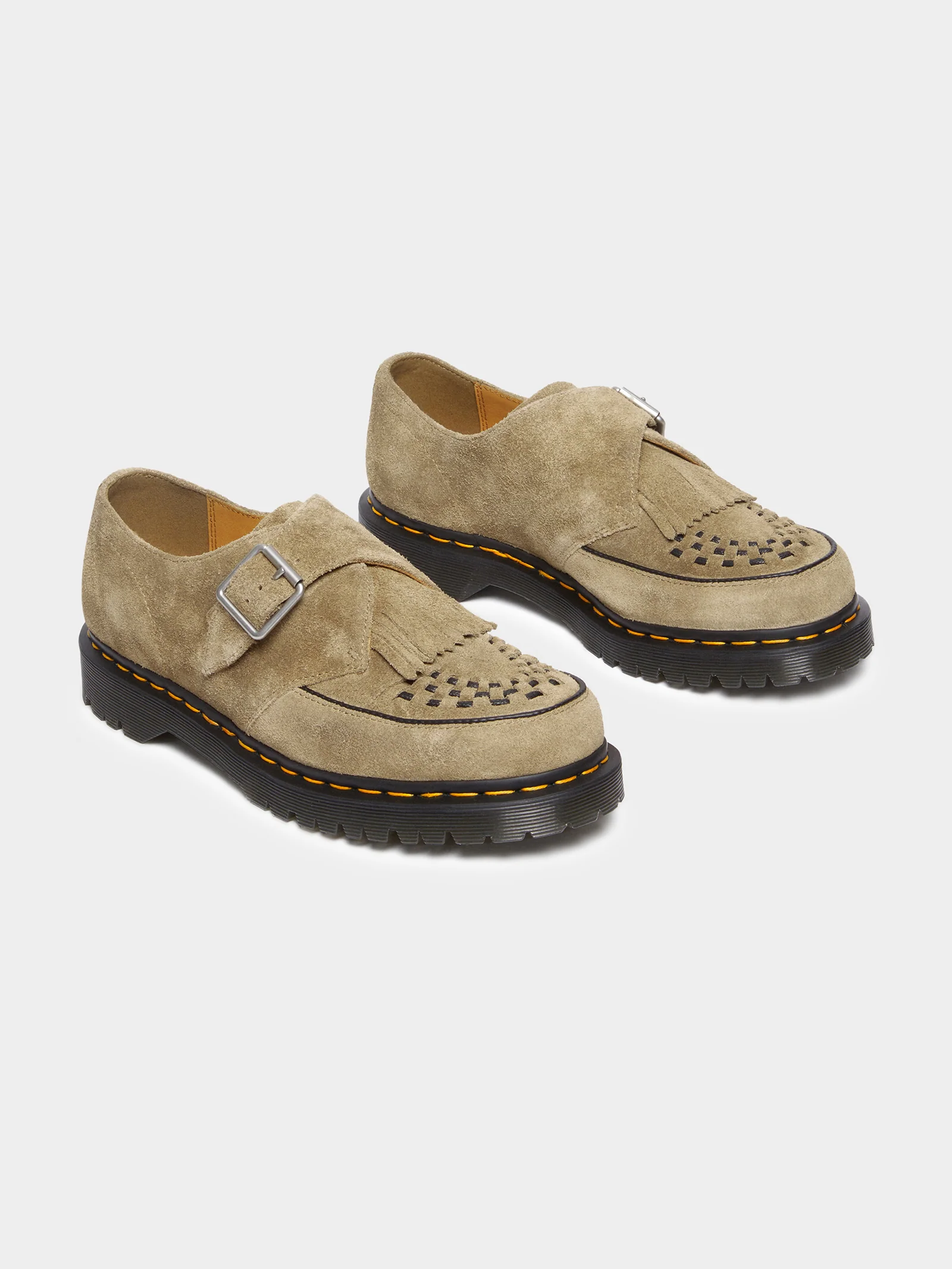 Unisex Ramsey Suede Kiltie Buckle Creepers - Image 2