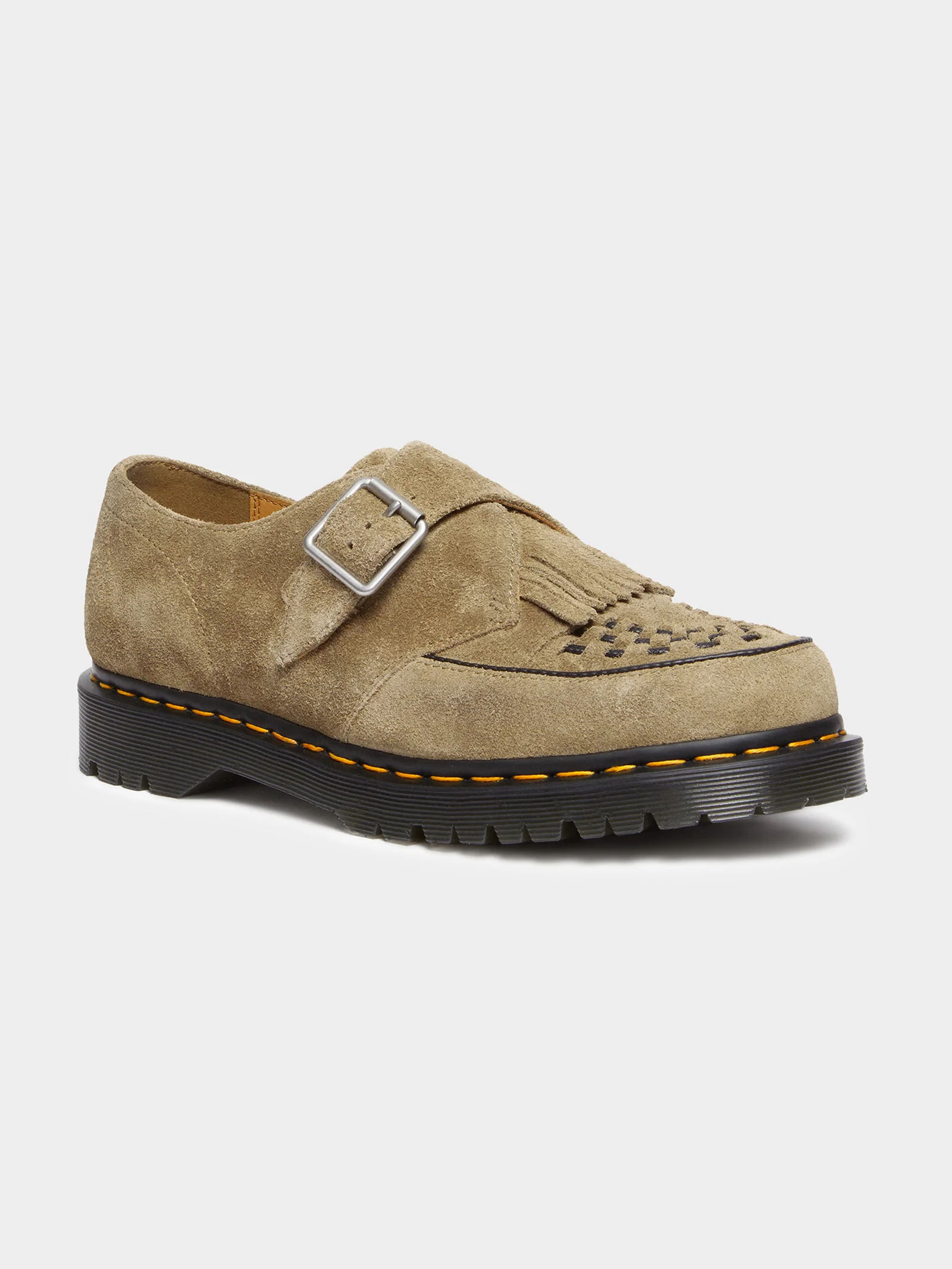 Unisex Ramsey Suede Kiltie Buckle Creepers - Image 6
