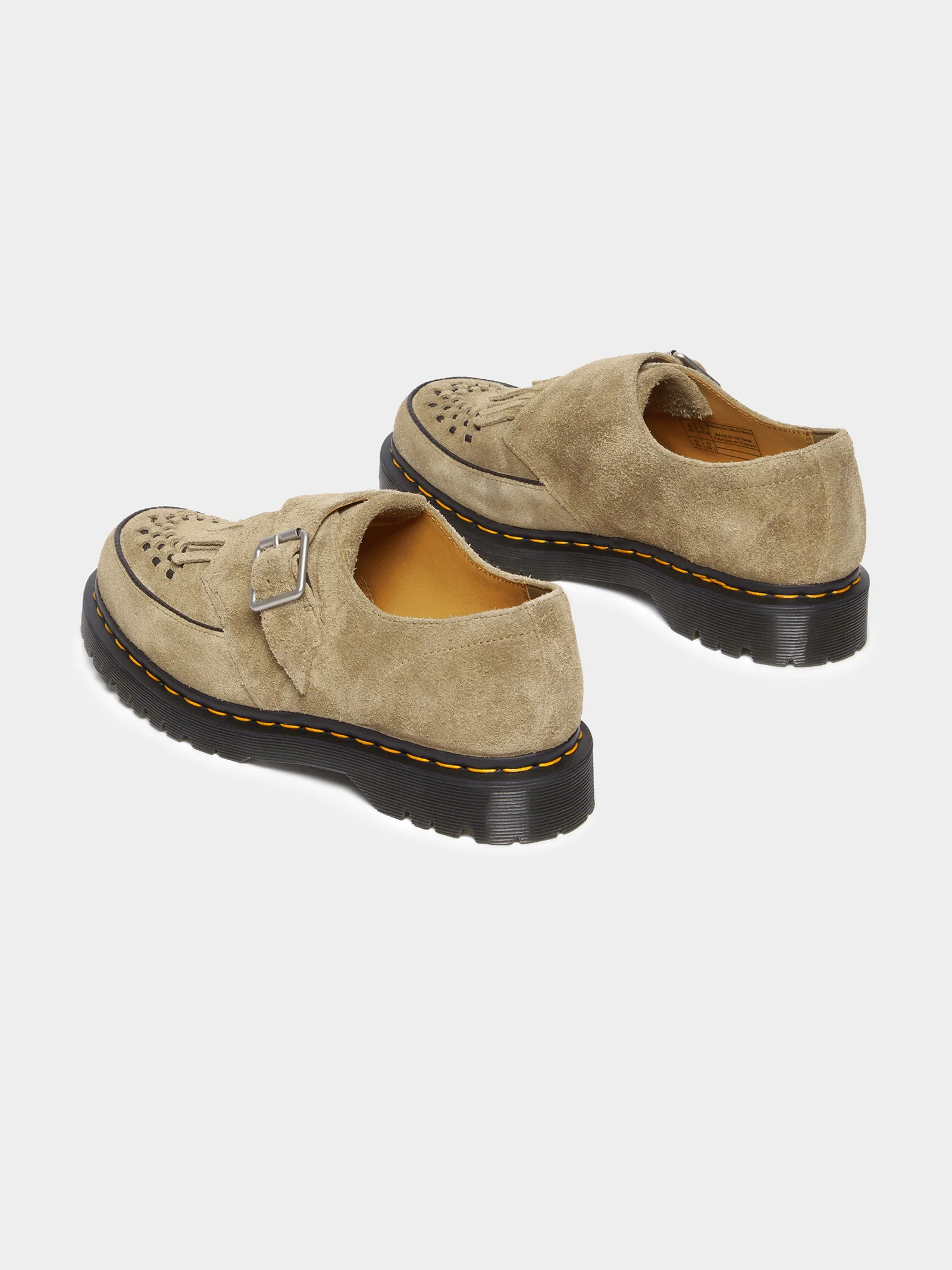 Unisex Ramsey Suede Kiltie Buckle Creepers - Image 8