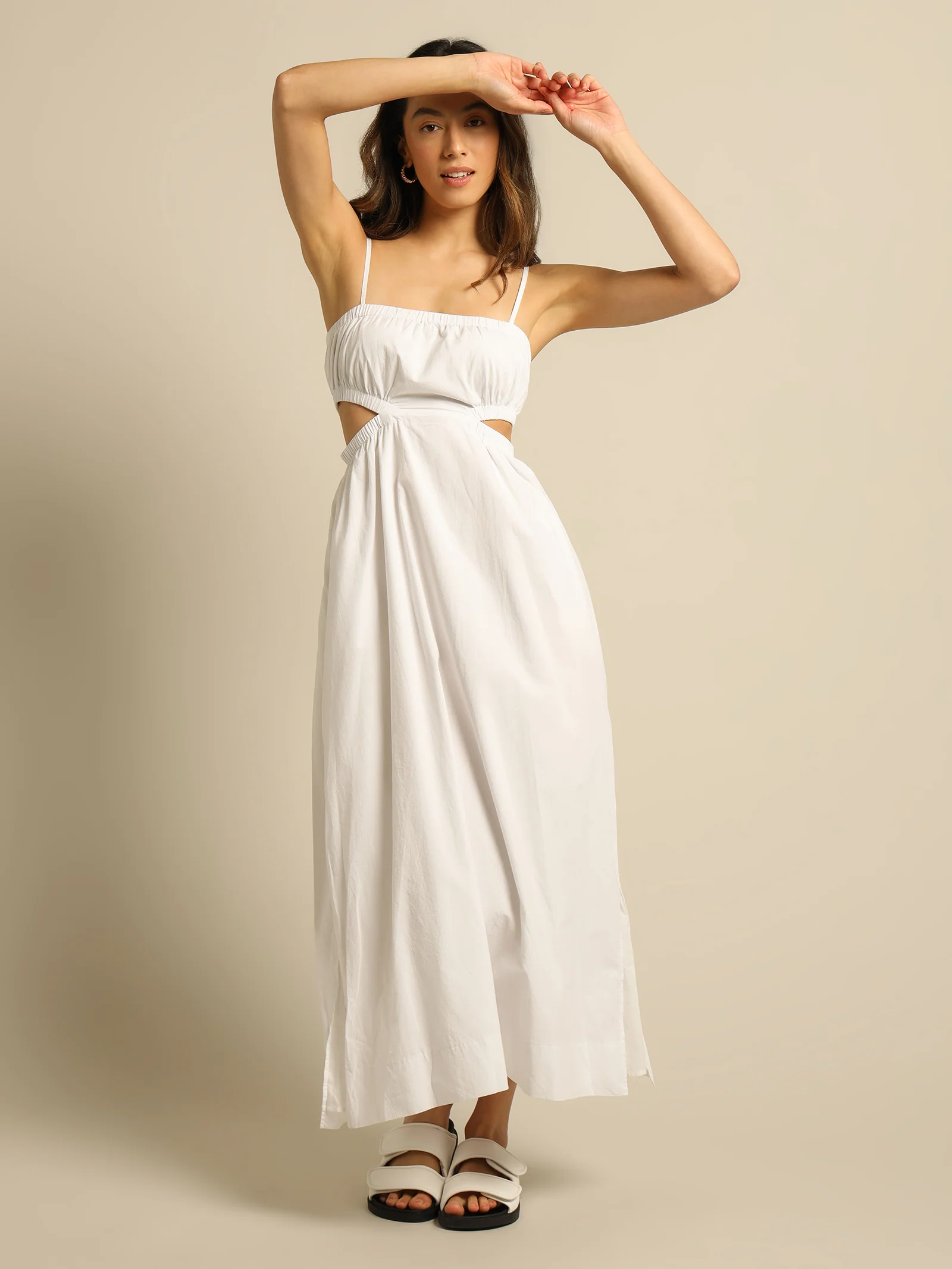 Rana Cut Out Maxi Dress - Image 3
