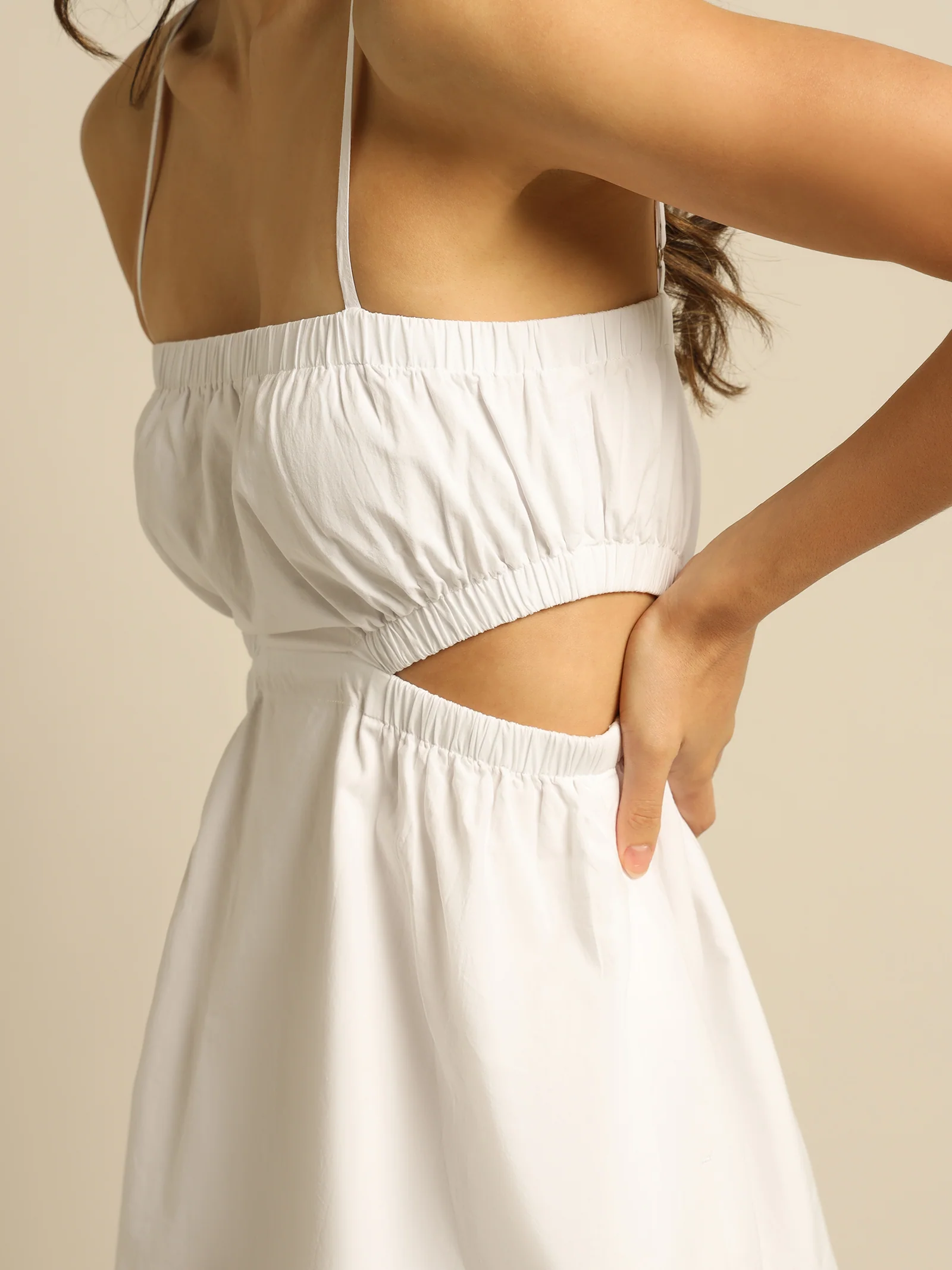 Rana Cut Out Mini Dress - Image 2