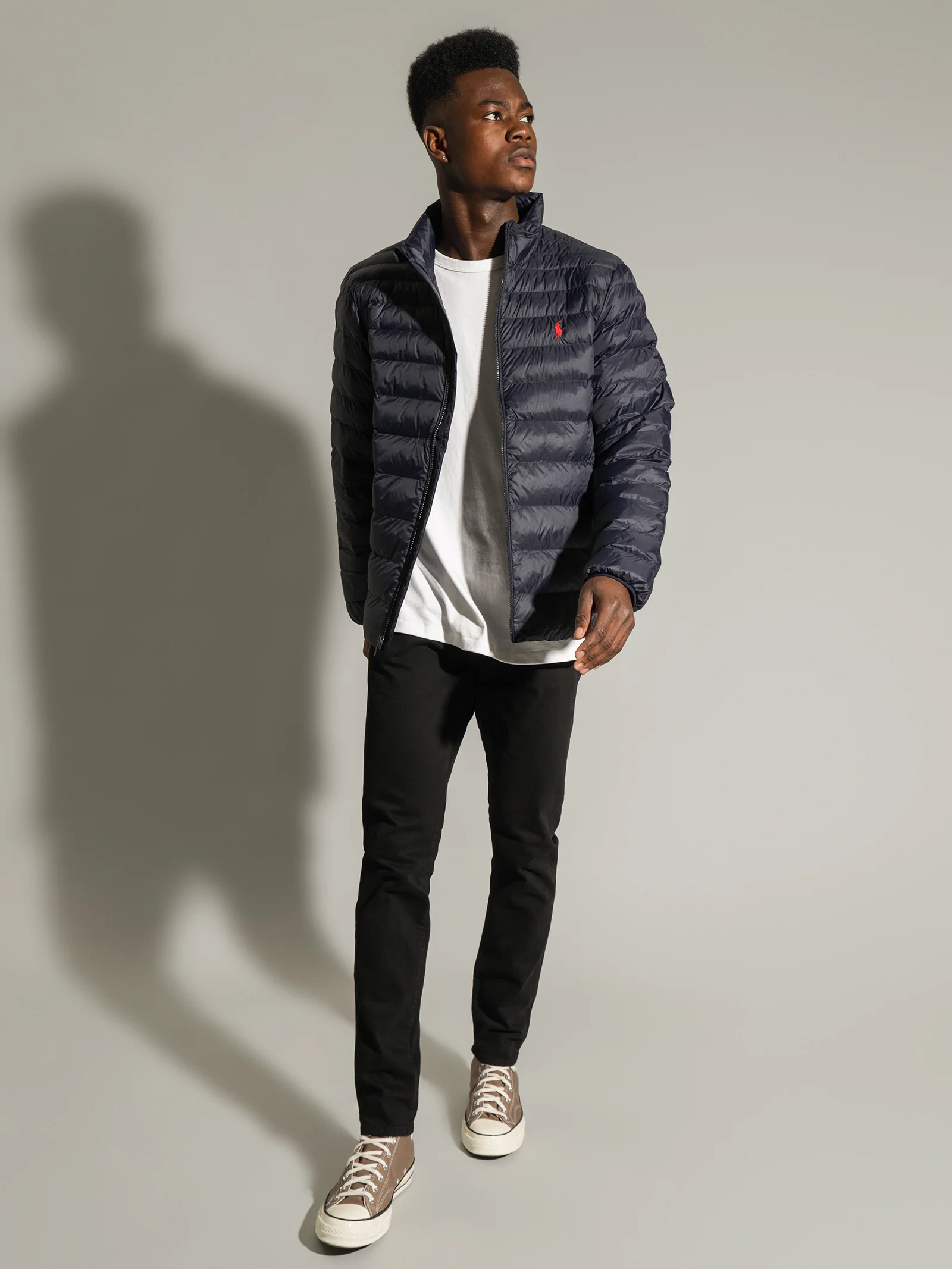 Recycled Lightweight Down Jacket - Image 3