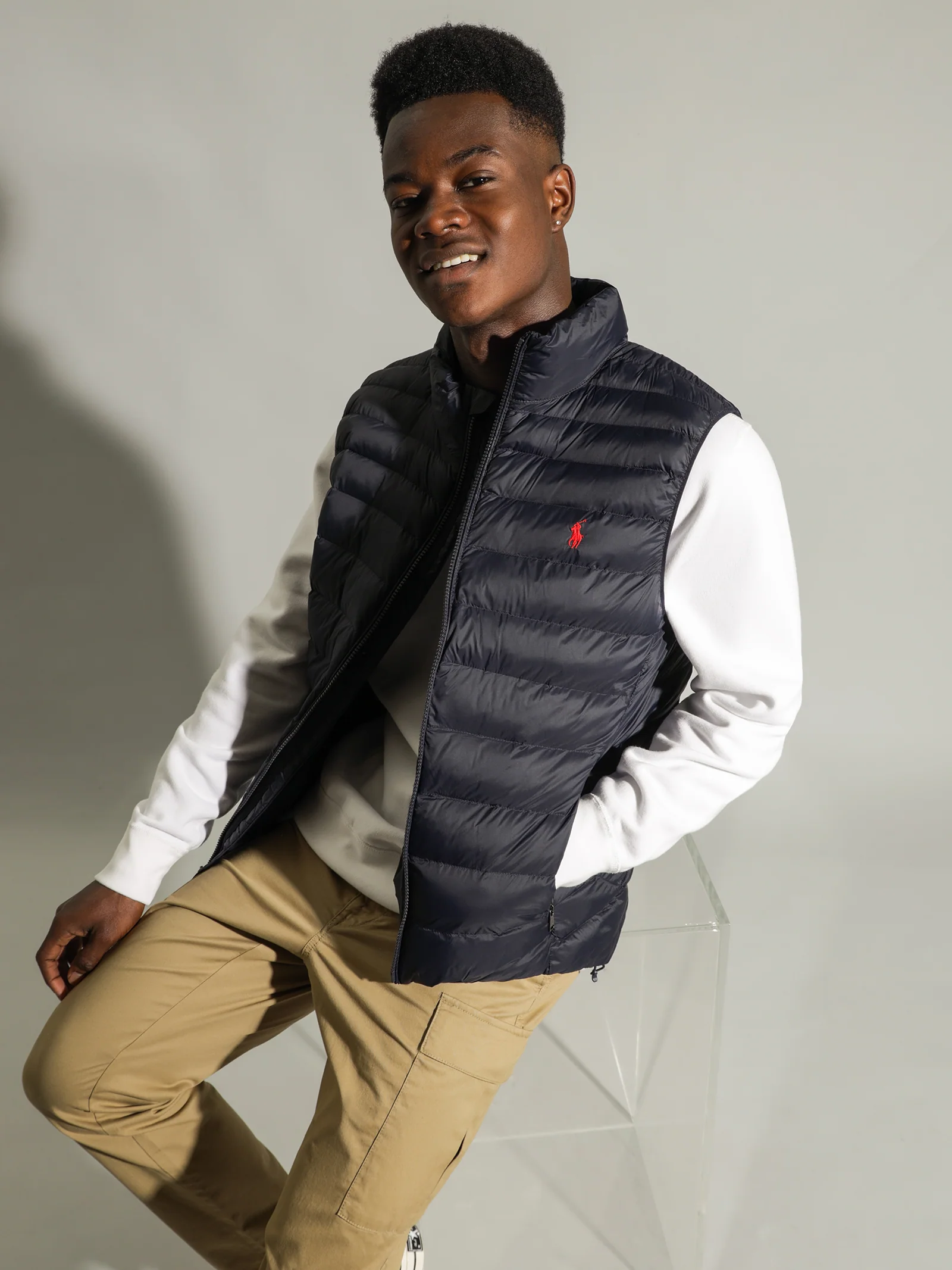 Recycled Lightweight Down Vest - Image 2