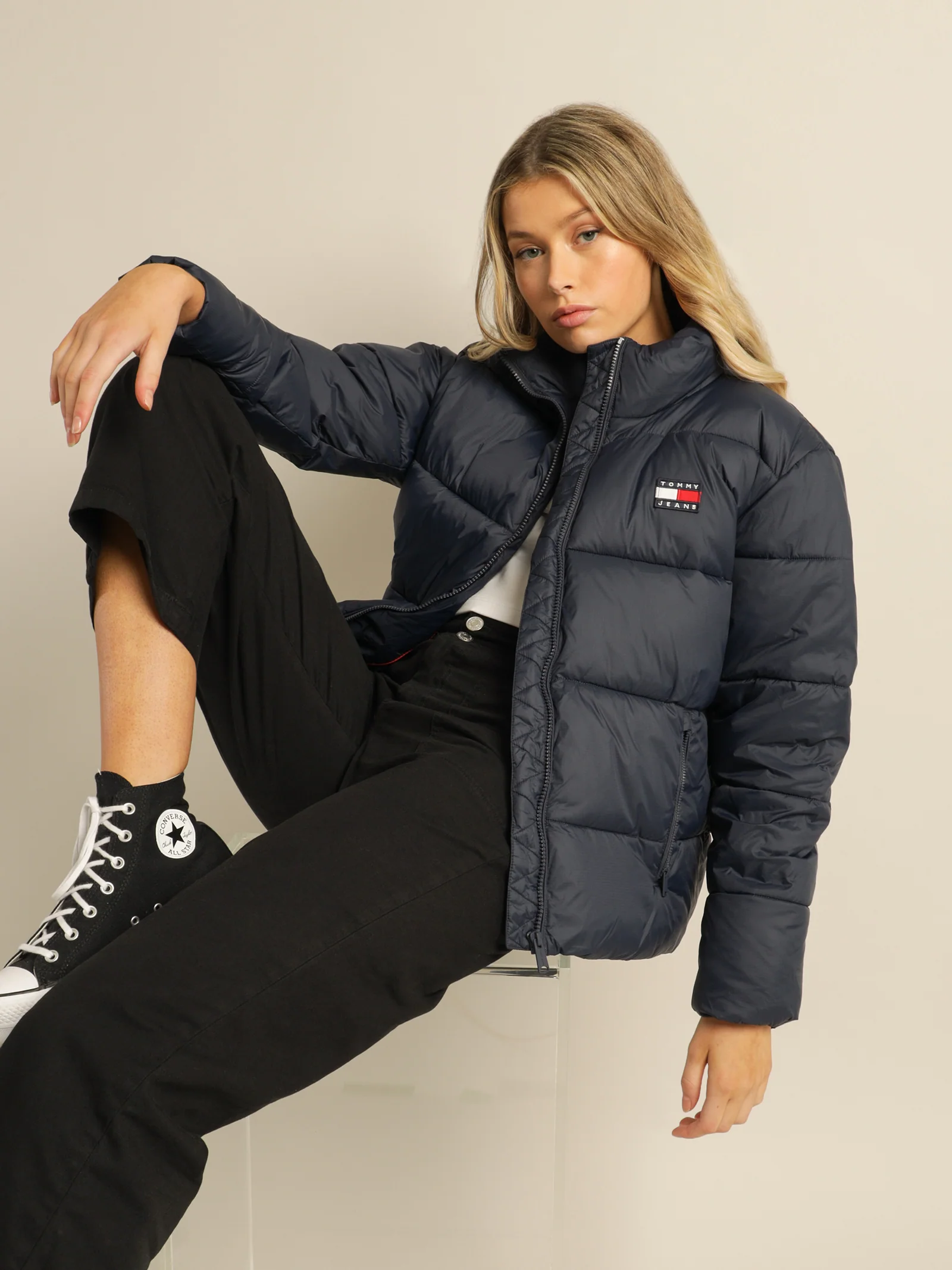 Recycled Nylon Puffer Jacket - Image 2