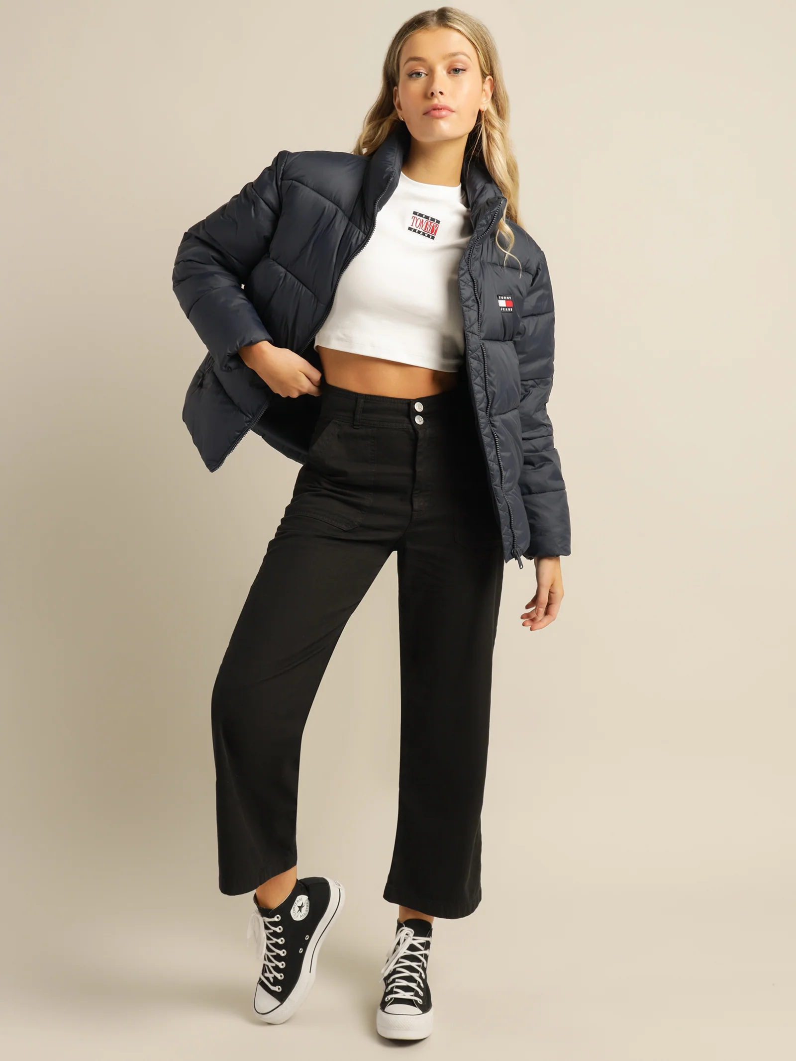 Recycled Nylon Puffer Jacket - Image 5