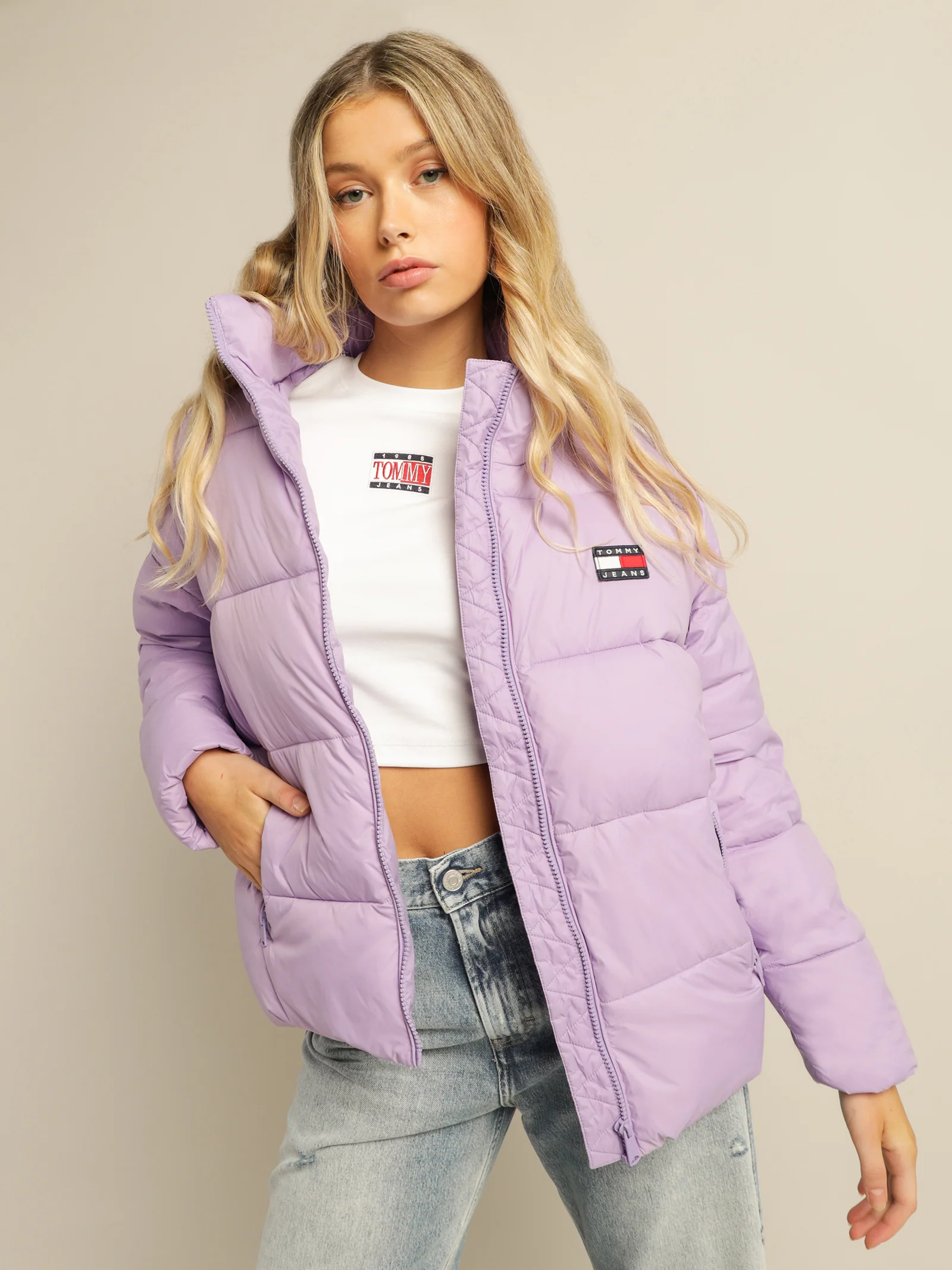Recycled Nylon Puffer Jacket - Image 3