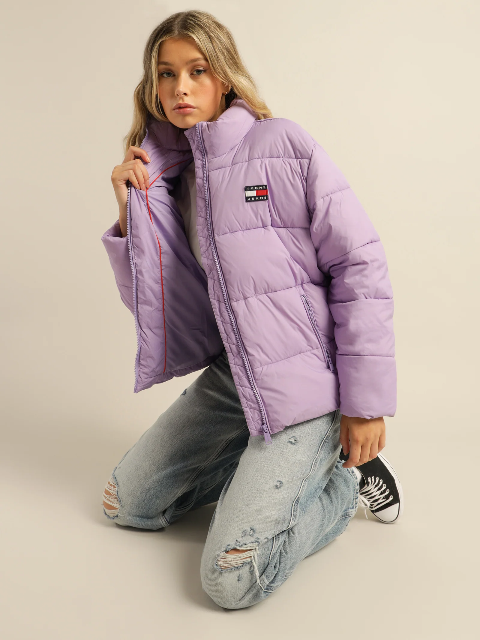 Recycled Nylon Puffer Jacket - Image 4