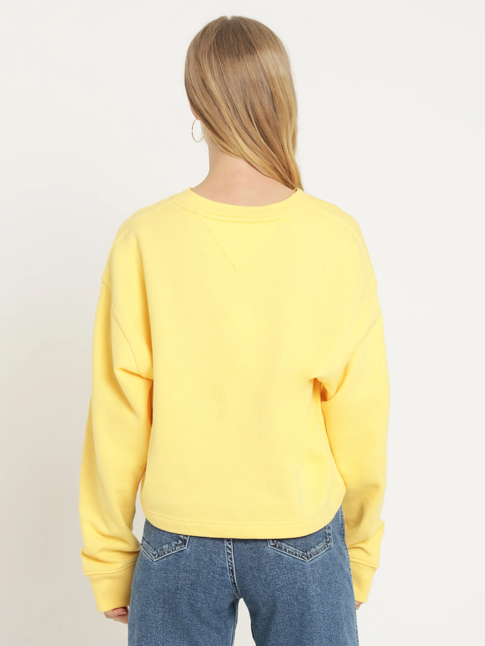 Recycled Signature Logo Cropped Sweatshirt - Image 6