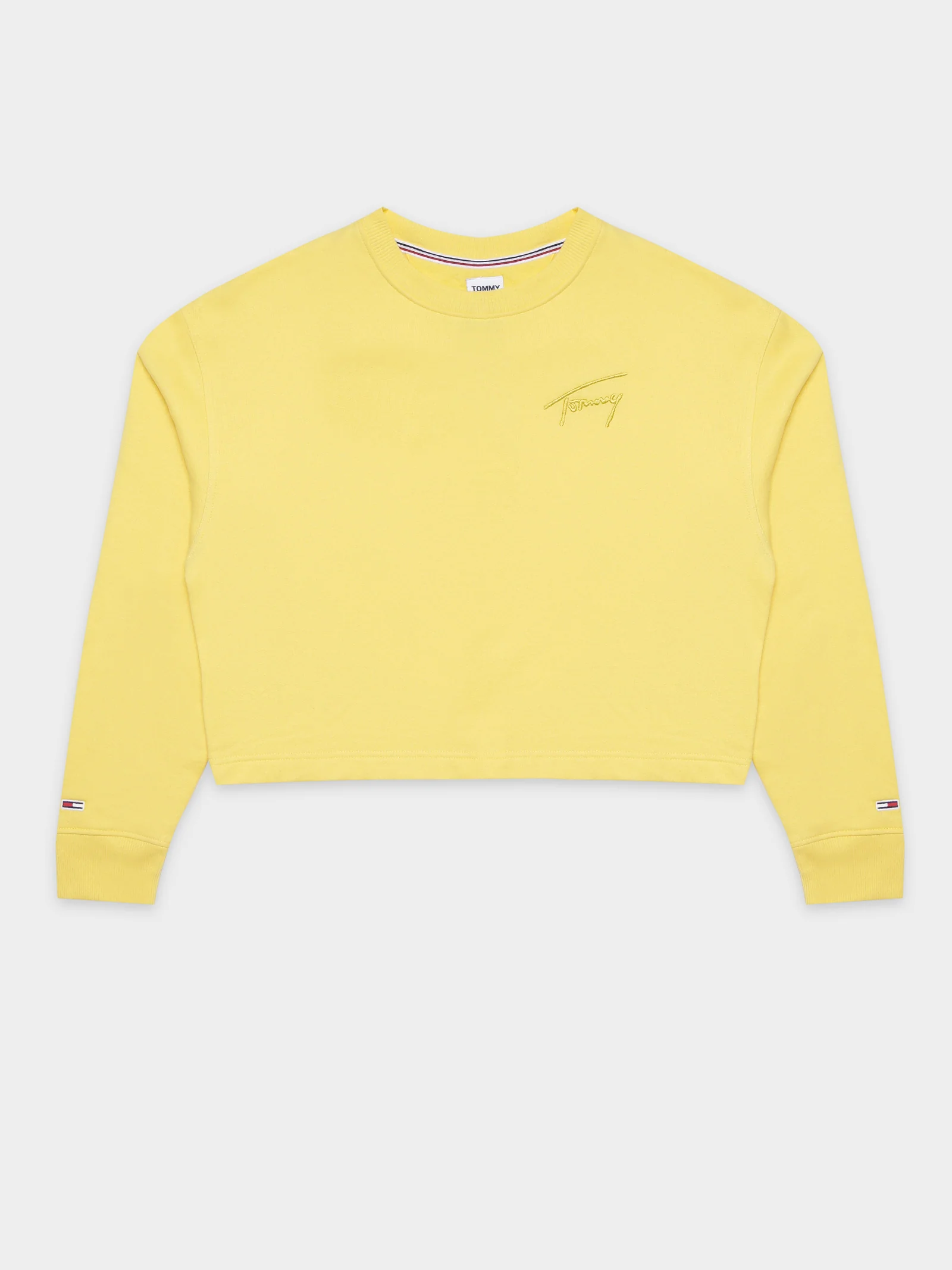 Recycled Signature Logo Cropped Sweatshirt - Image 7