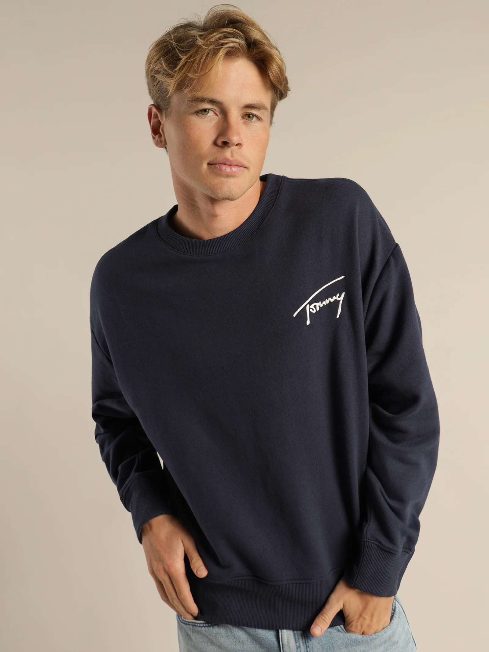 Recycled Signature Logo Relaxed Sweatshirt - Image 3