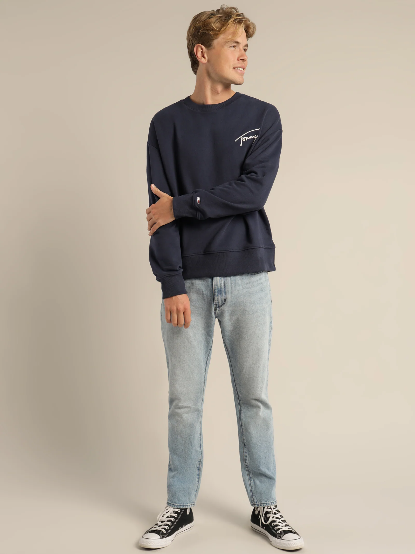 Recycled Signature Logo Relaxed Sweatshirt - Image 4