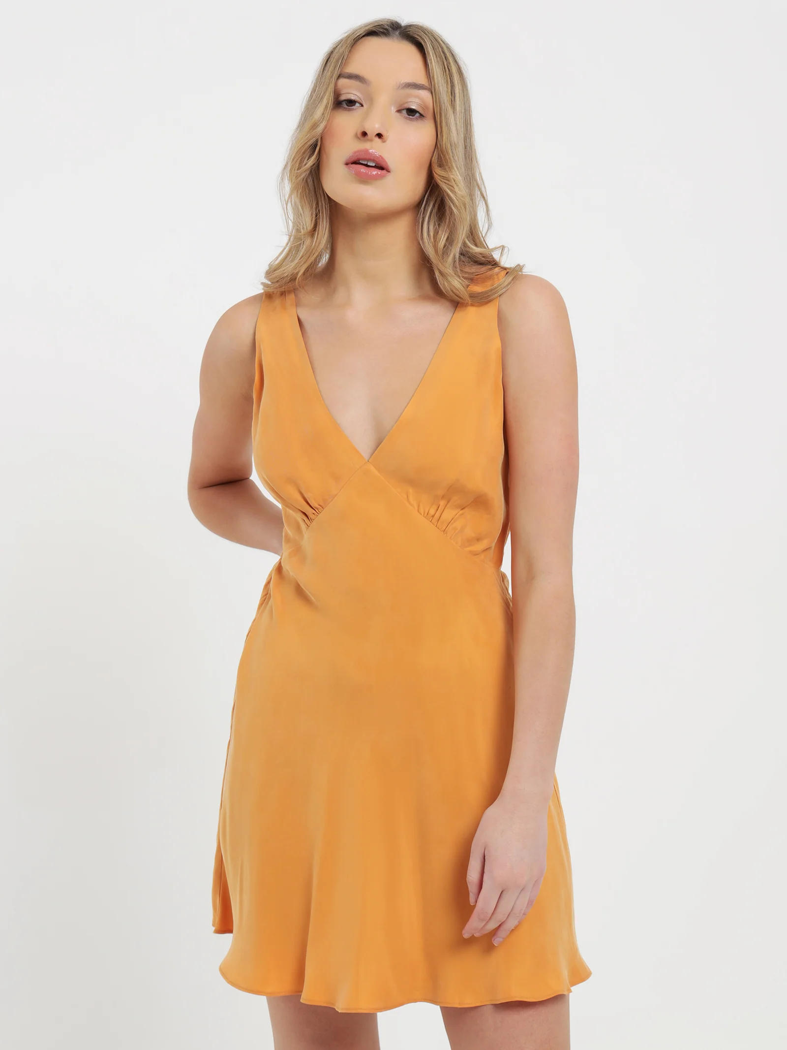 Reese Cupro Mini Dress - Image 4