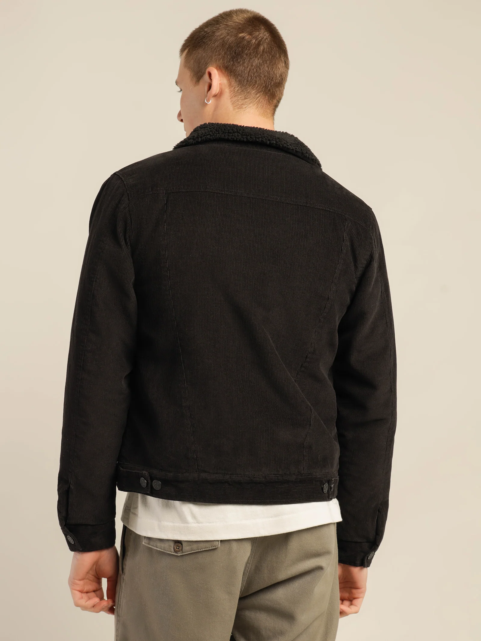 Rehan Cord Sherpa Jacket - Image 5