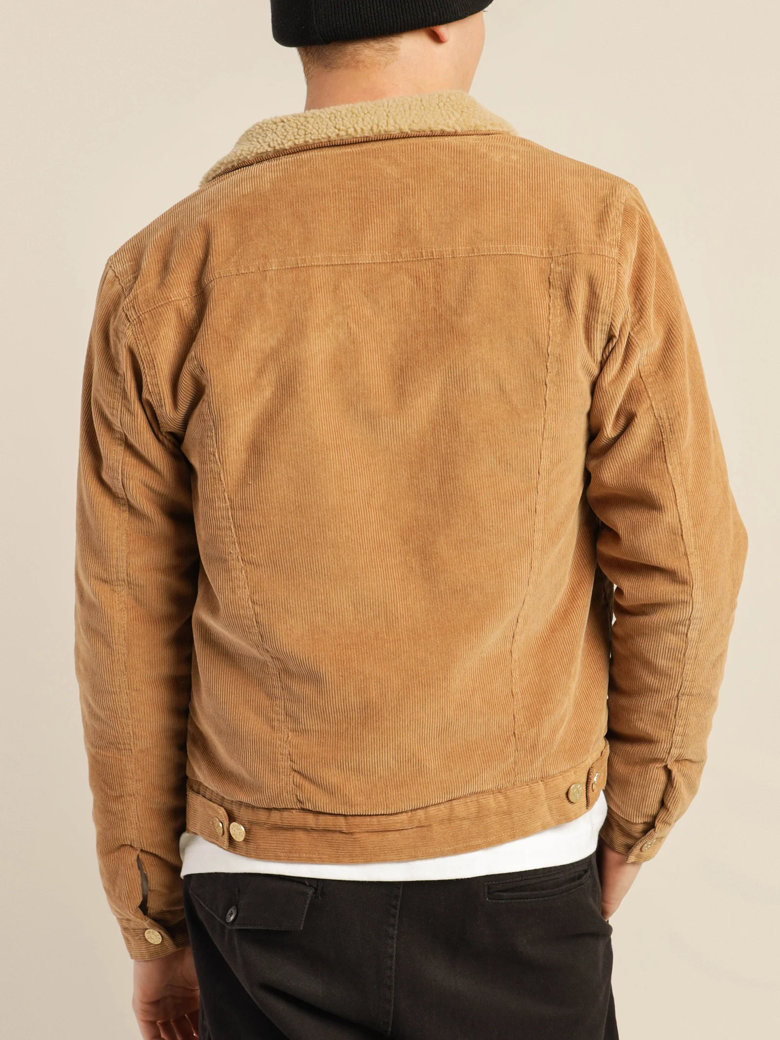 Rehan Cord Sherpa Jacket - Image 7