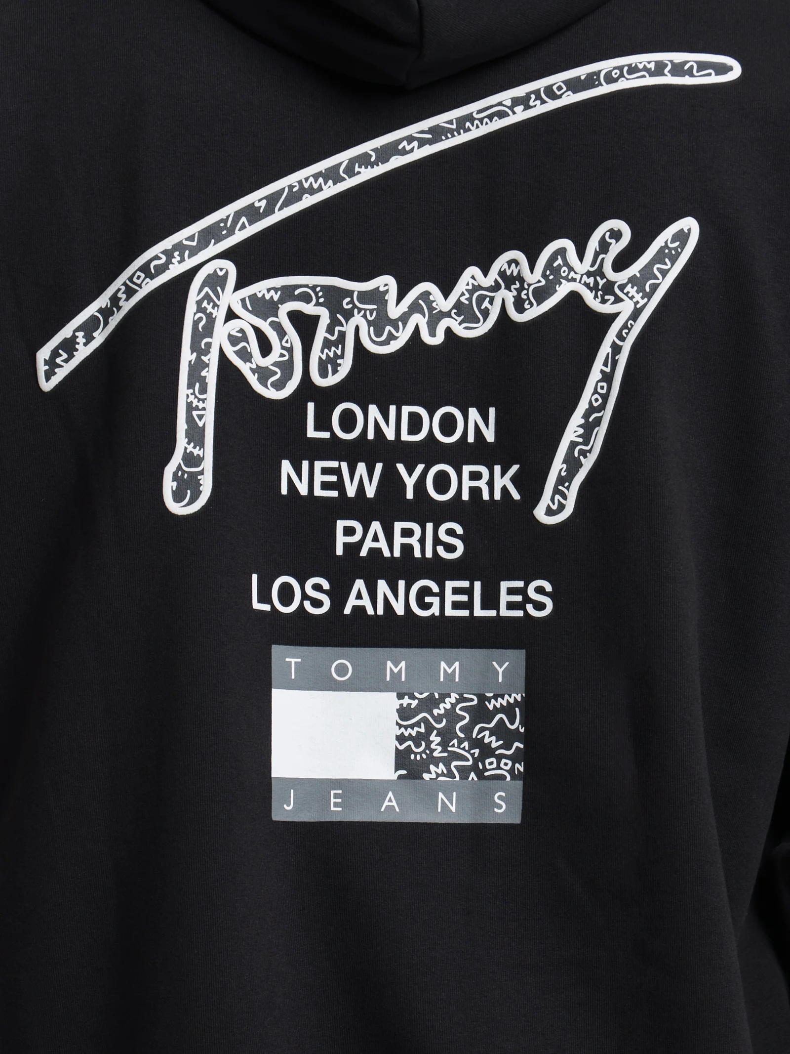 Relaxed Back Logo Terry Hoodie - Image 3
