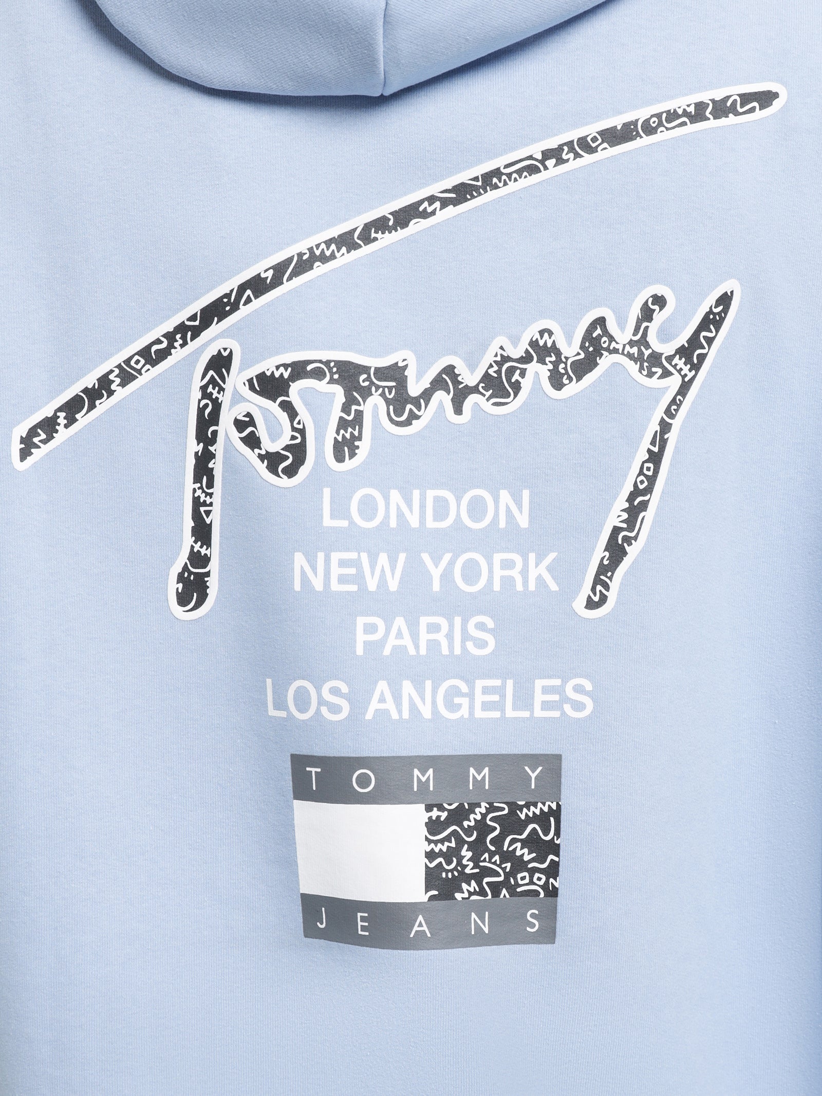 Relaxed Back Logo Terry Hoodie - Image 3