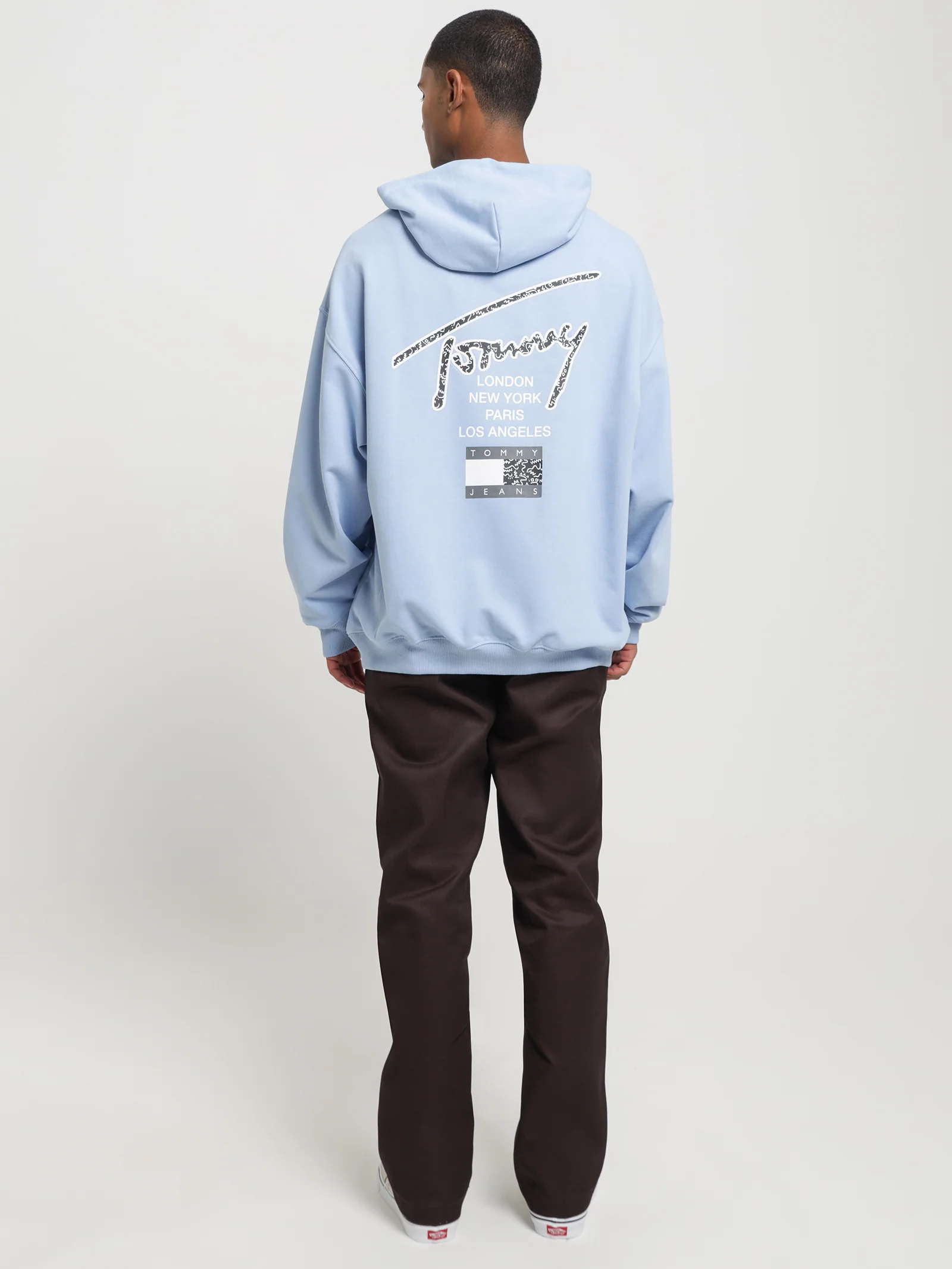 Relaxed Back Logo Terry Hoodie - Image 5