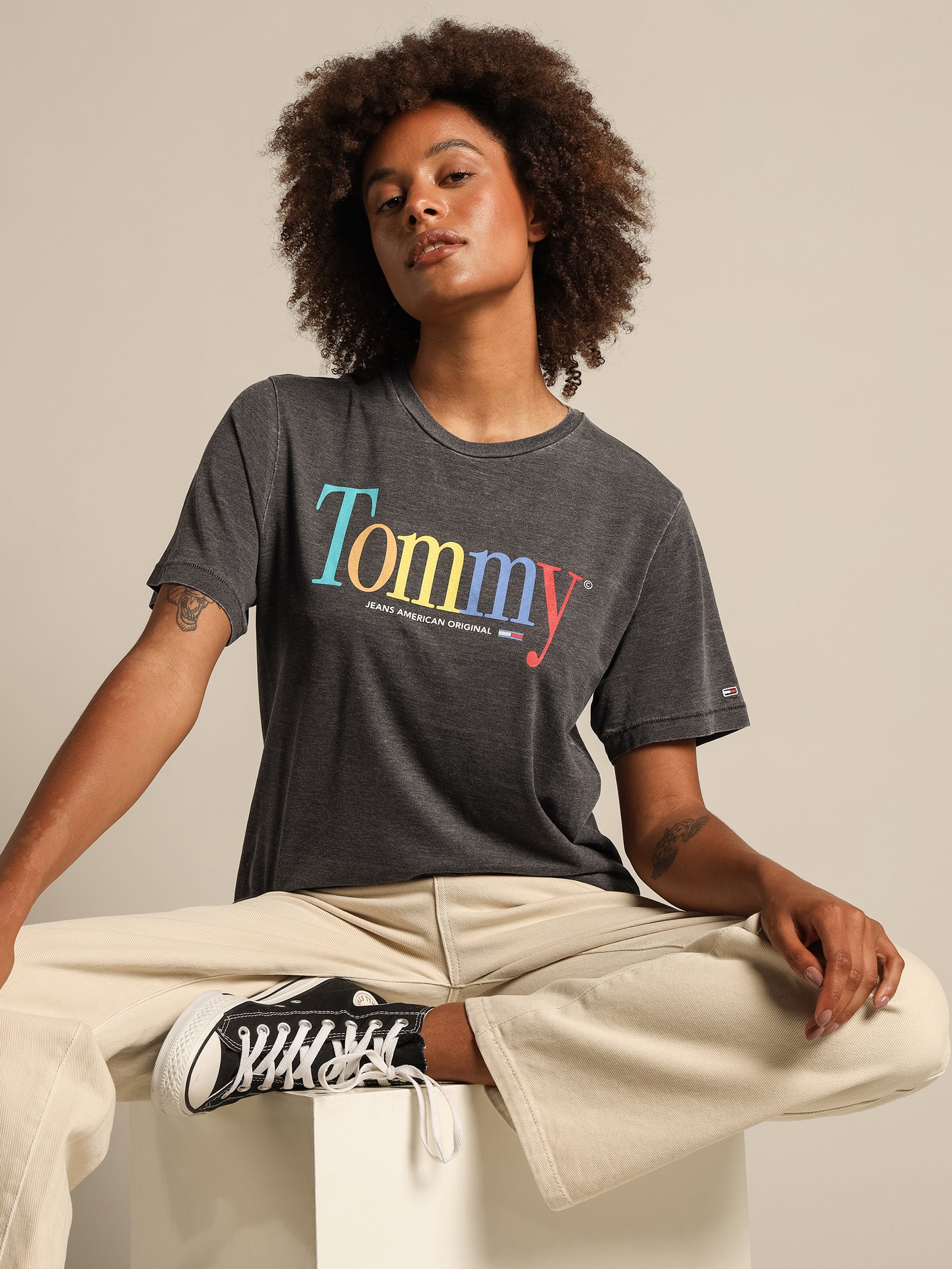 Relaxed Colour Tommy T-Shirt - Image 2