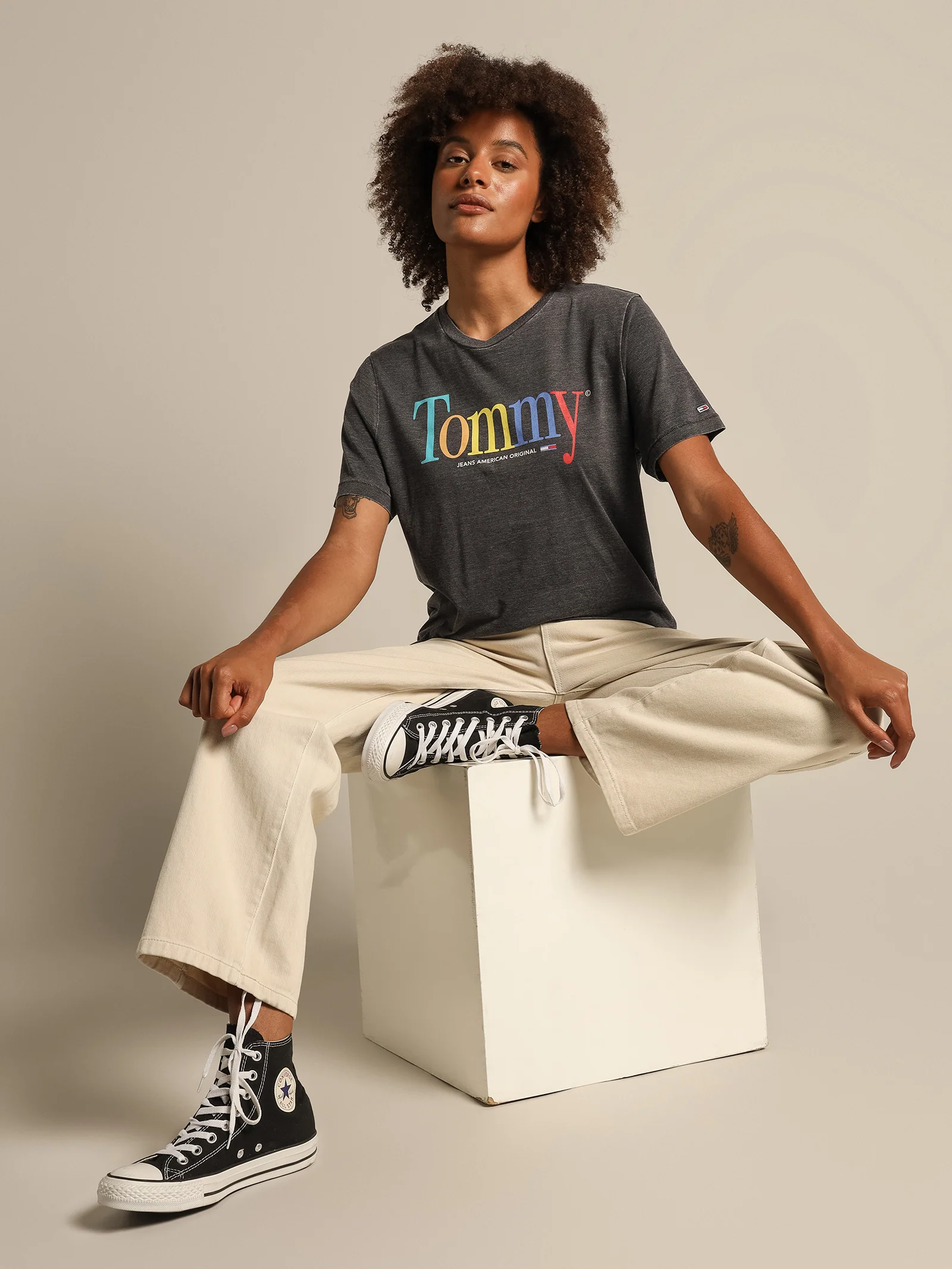 Relaxed Colour Tommy T-Shirt - Image 5