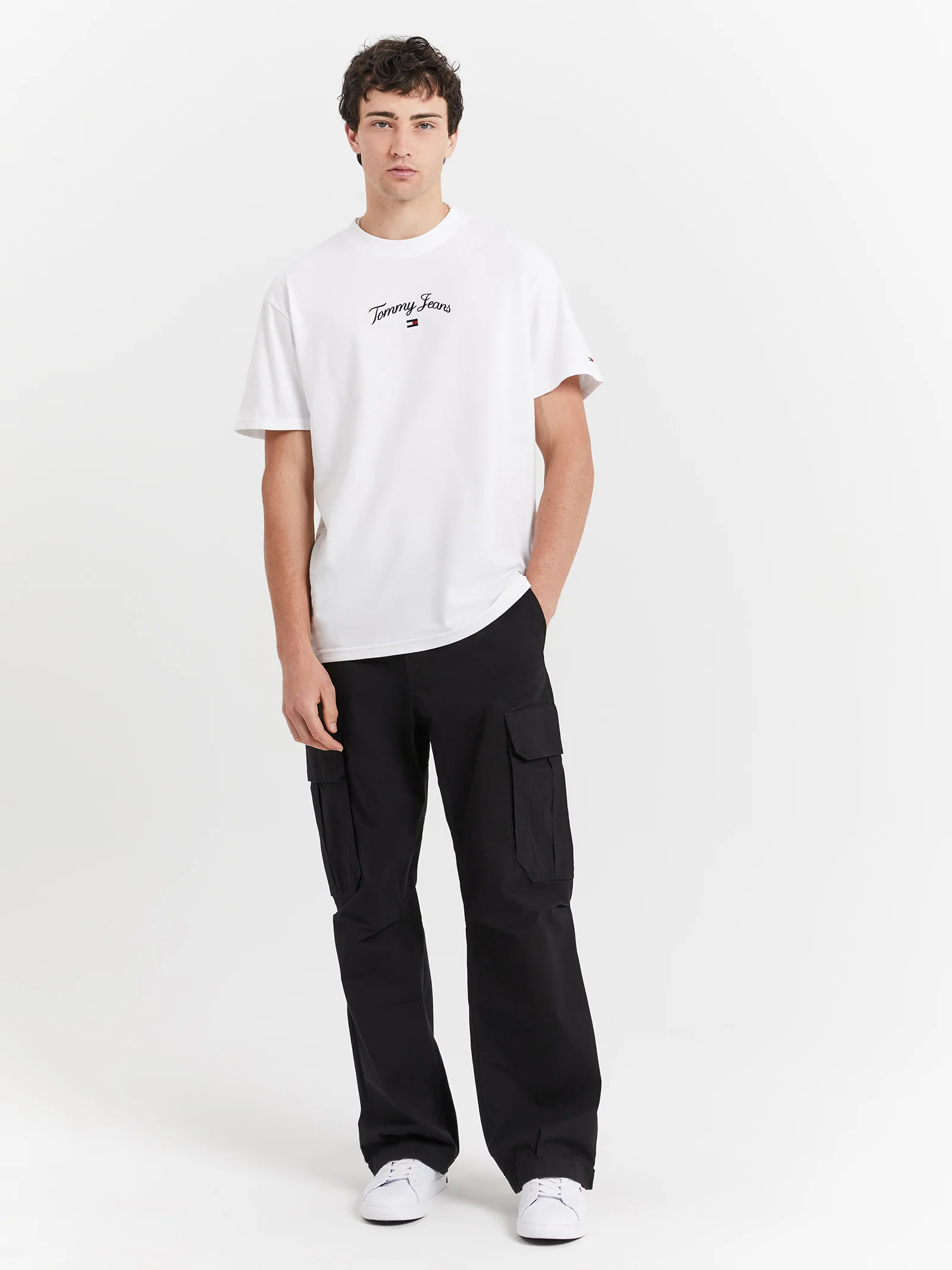 Relaxed Curved Serif Flag T-Shirt - Image 2