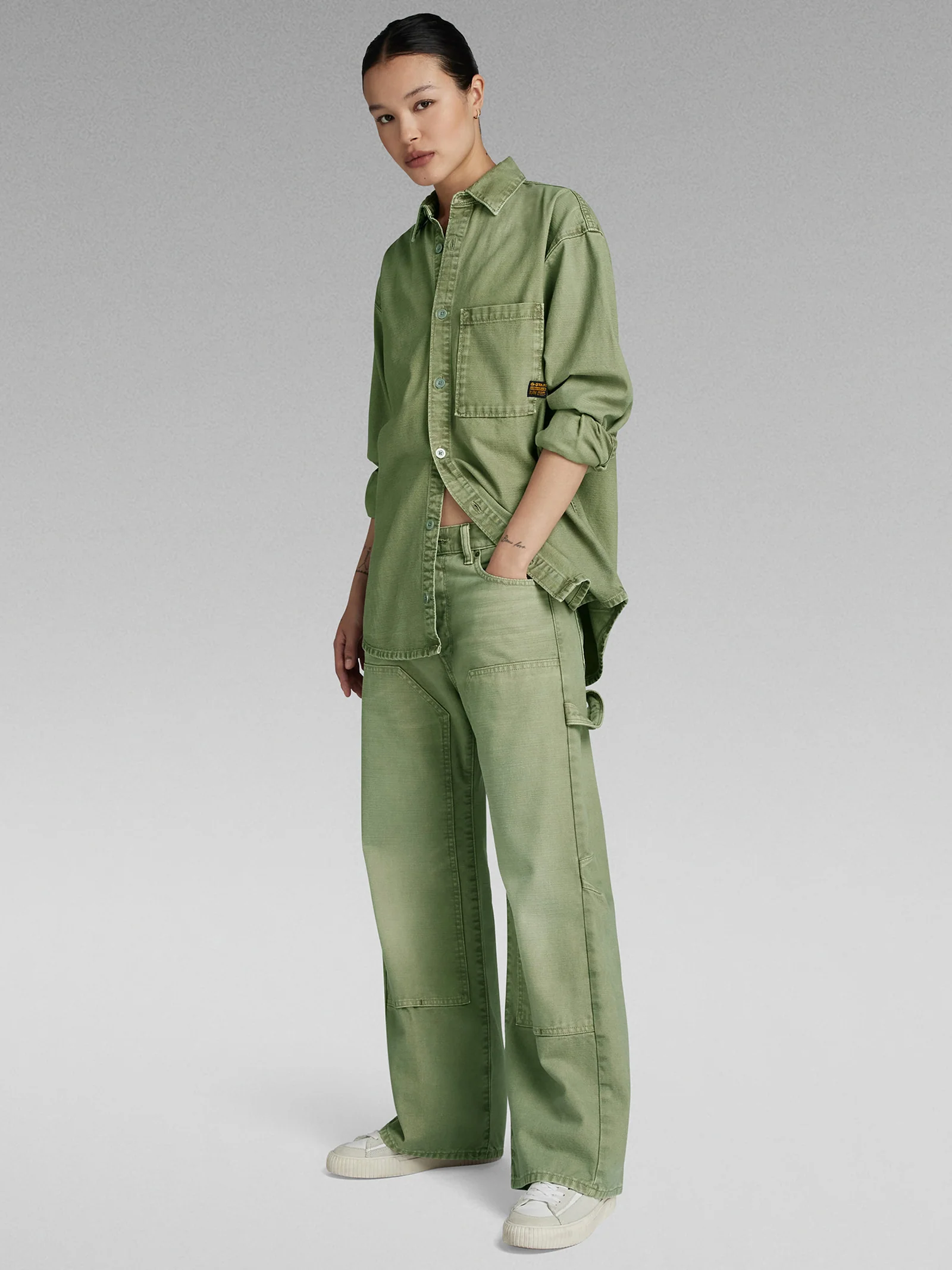 Relaxed Denim Overshirt - Image 5