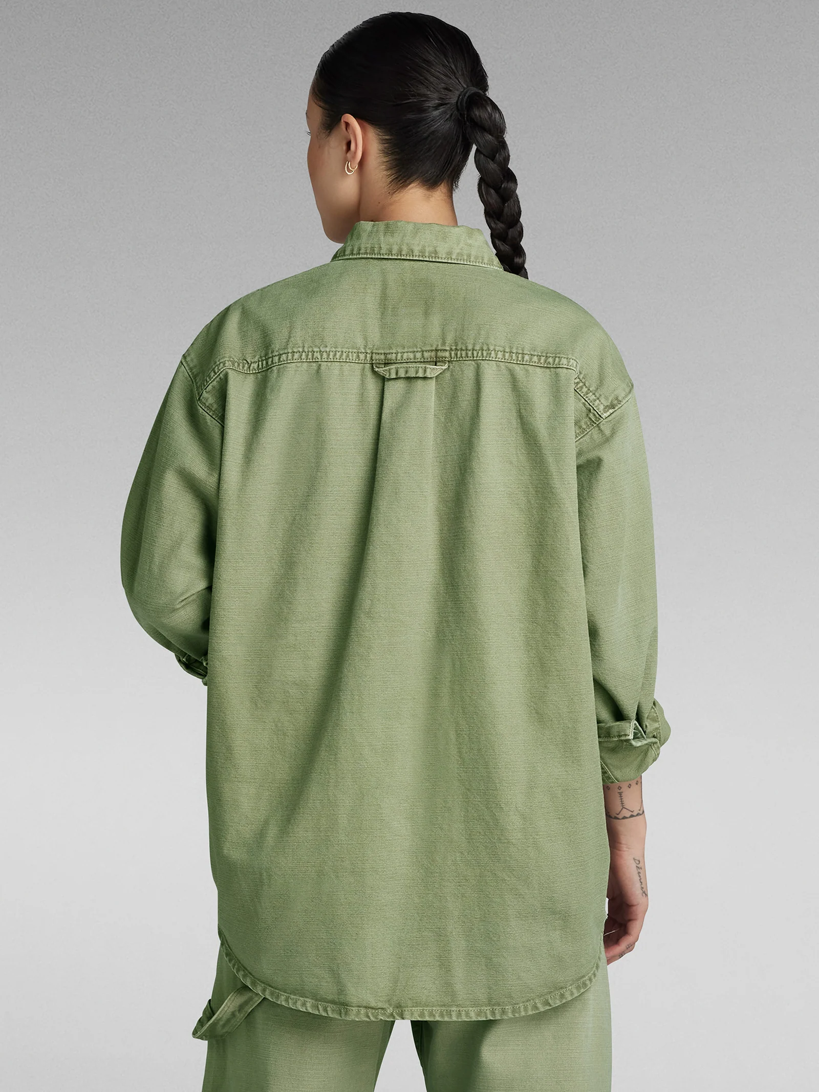 Relaxed Denim Overshirt - Image 7