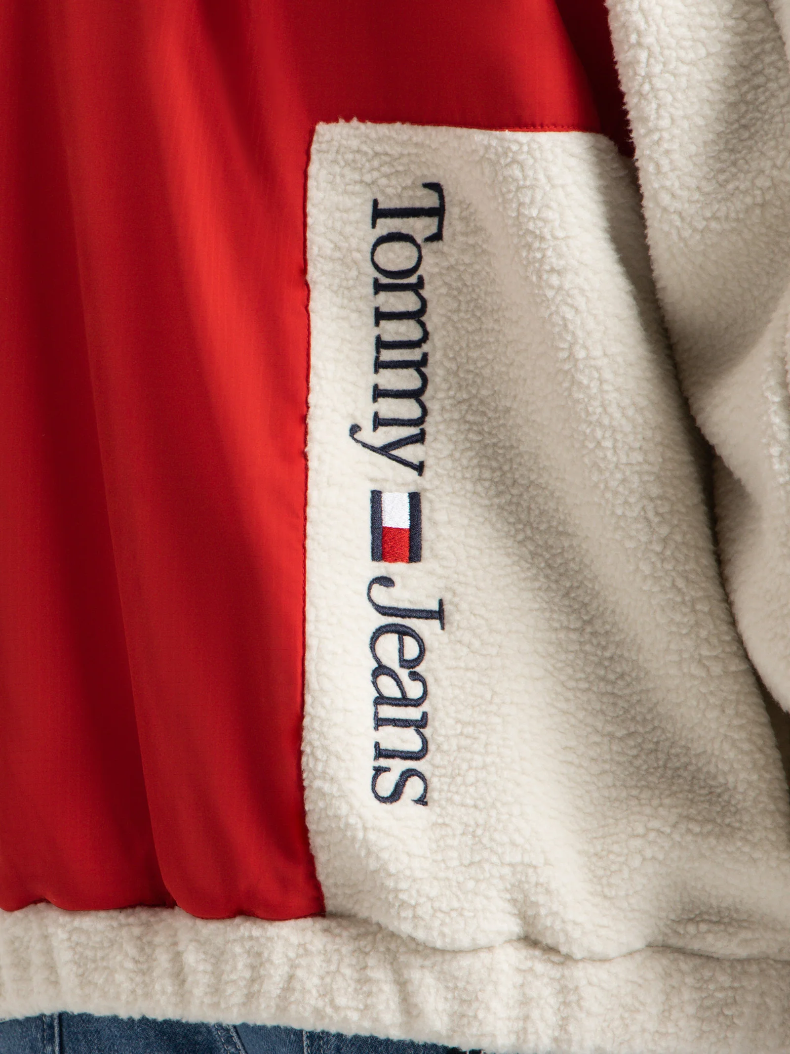 Relaxed Fabric Mix Jacket - Image 4