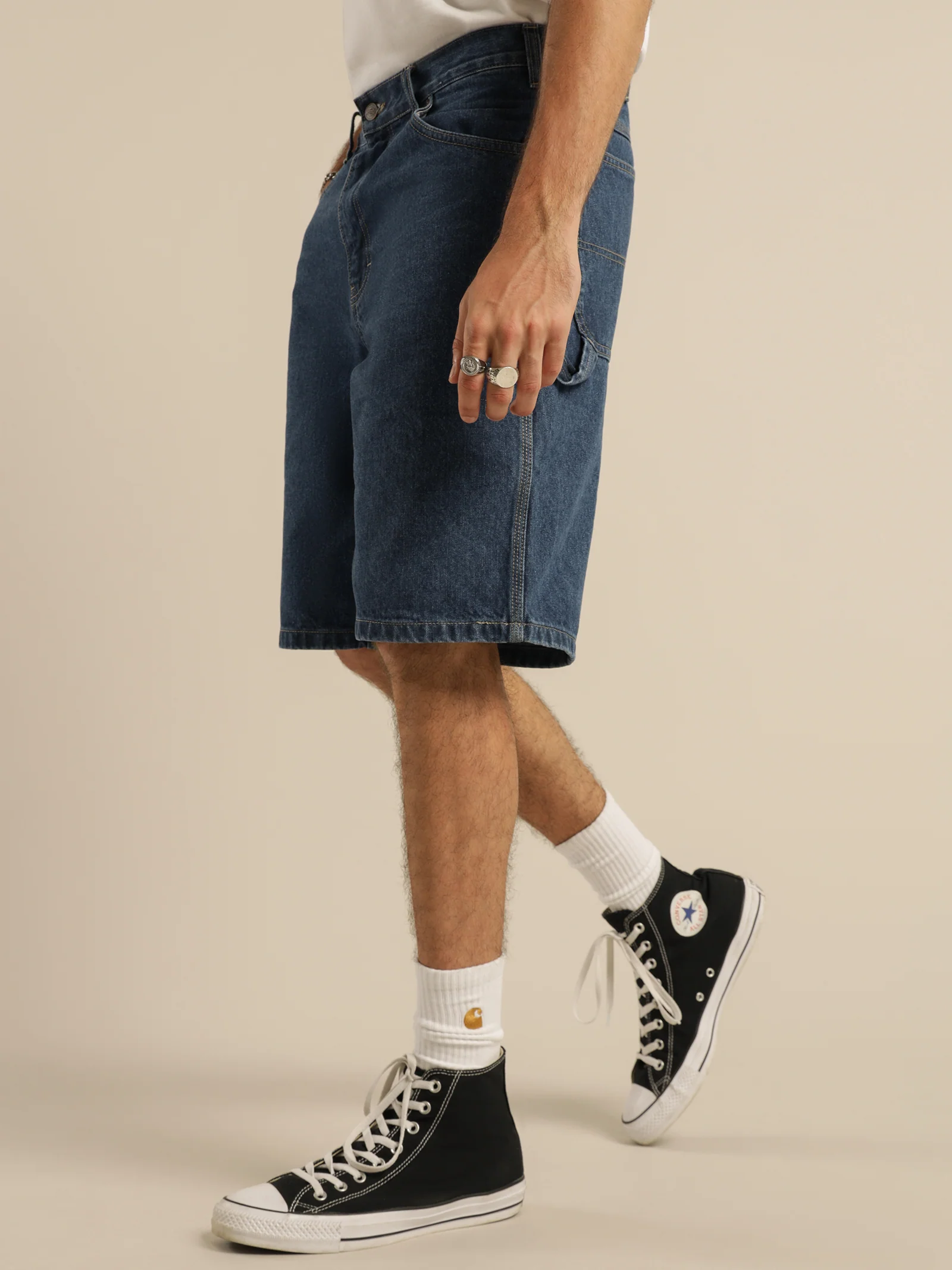 Relaxed Fit Carpenter Shorts - Image 3