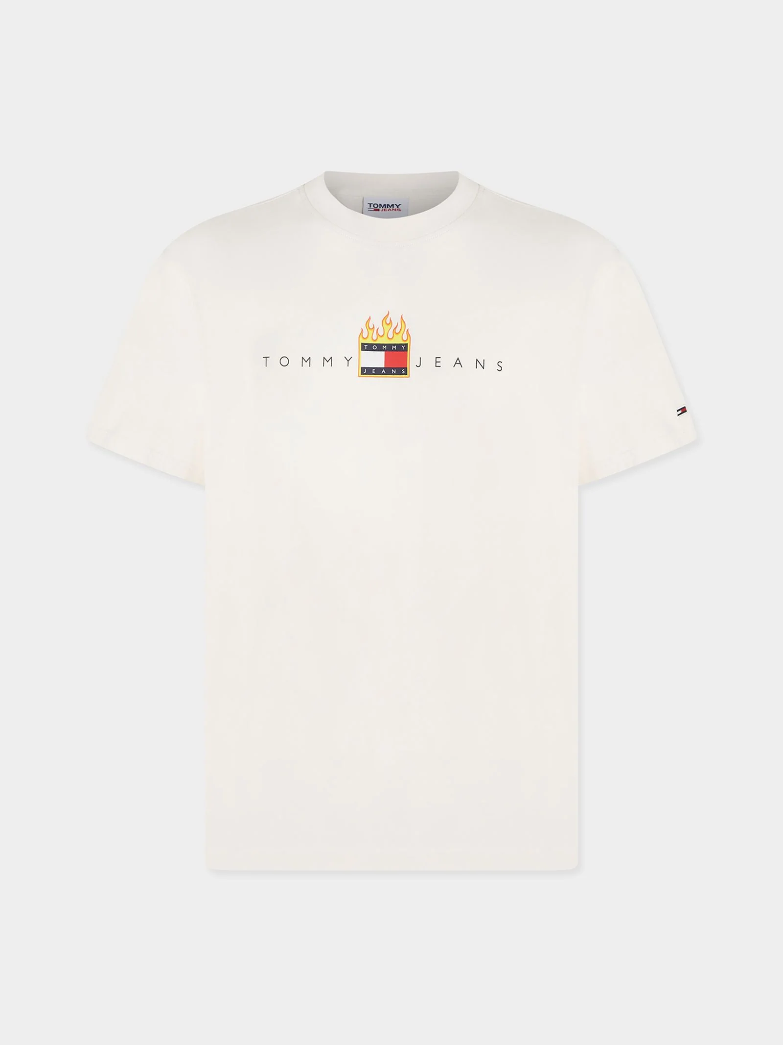 Relaxed Linear Fire Flag T-Shirt - Image 5