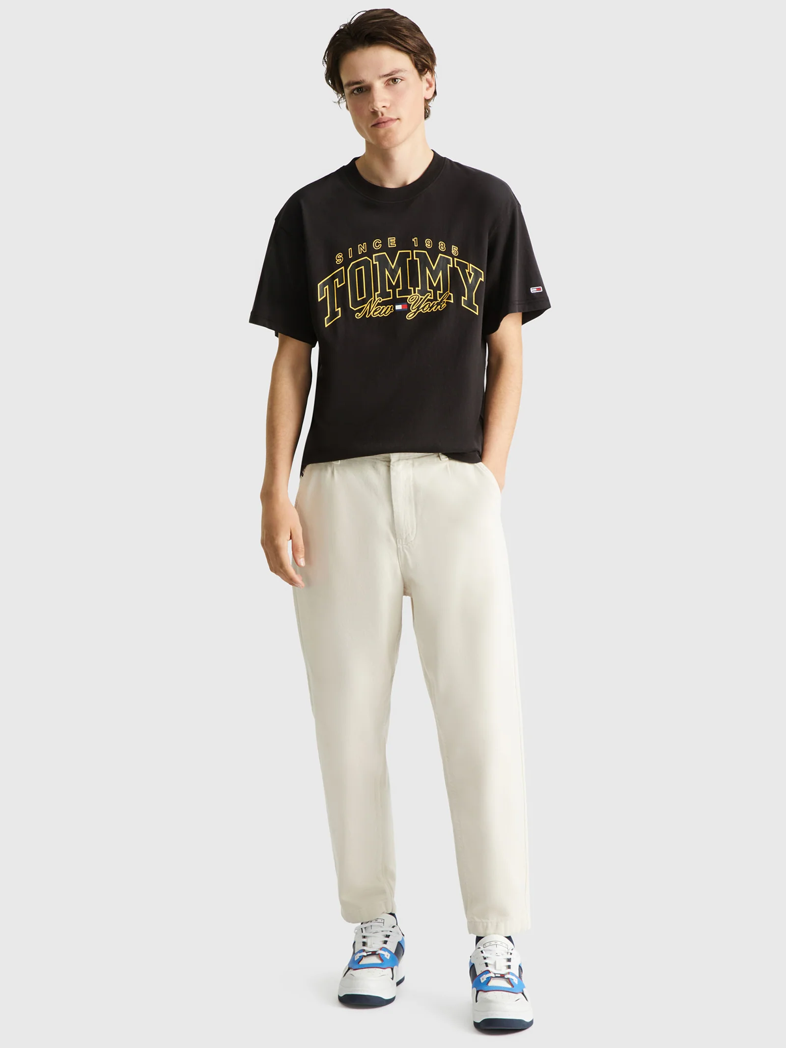 Relaxed Luxe Varsity T-Shirt - Image 2