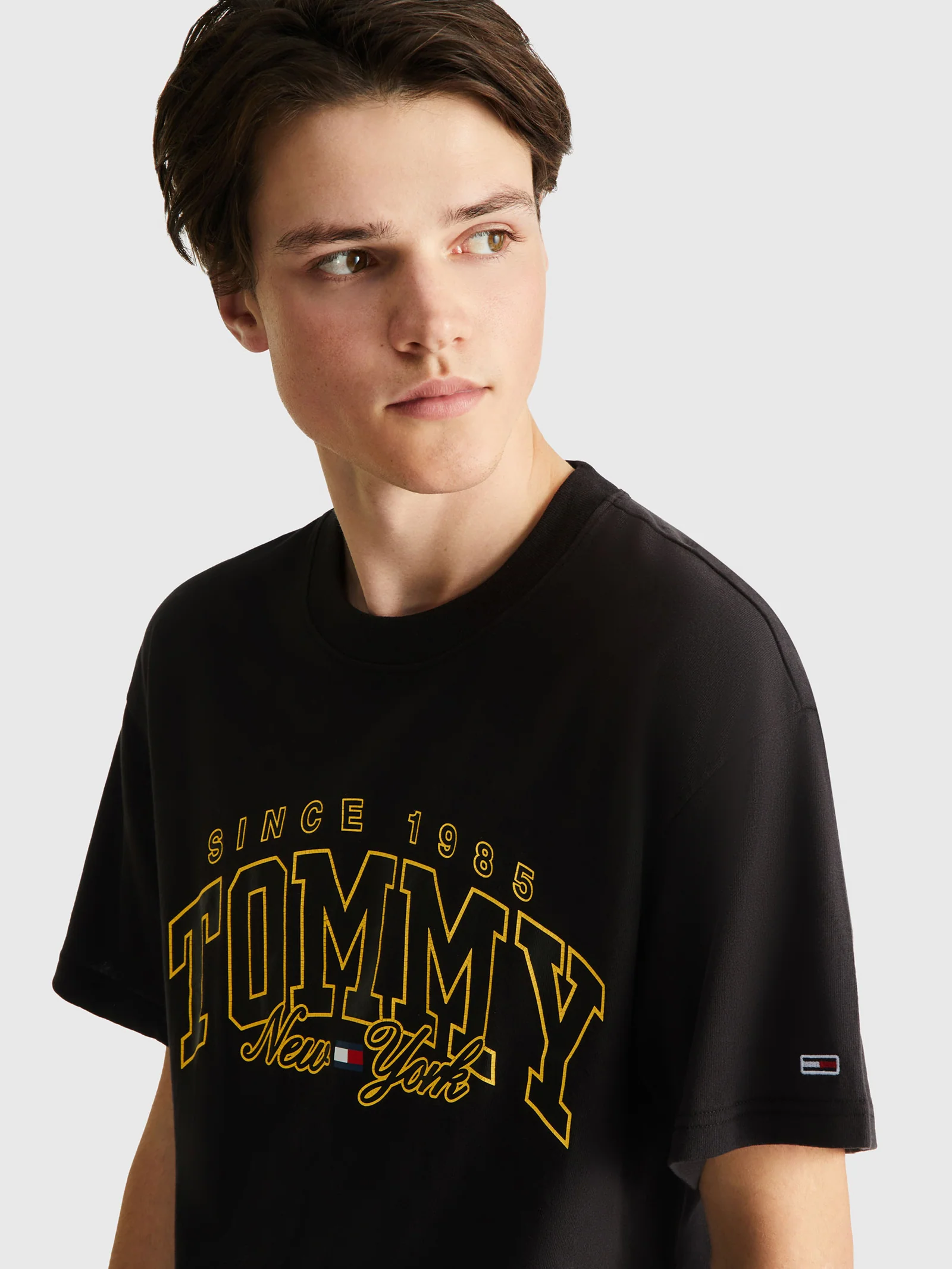 Relaxed Luxe Varsity T-Shirt - Image 3