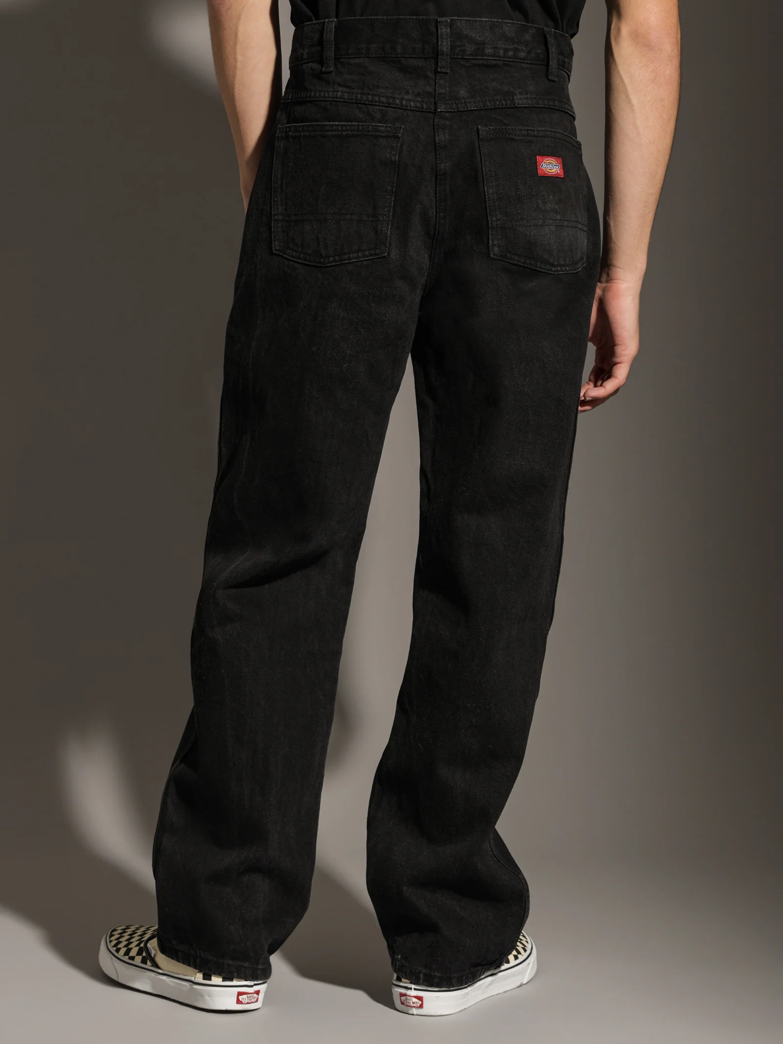 Relaxed Straight Fit 5-Pocket Denim Jeans - Image 5
