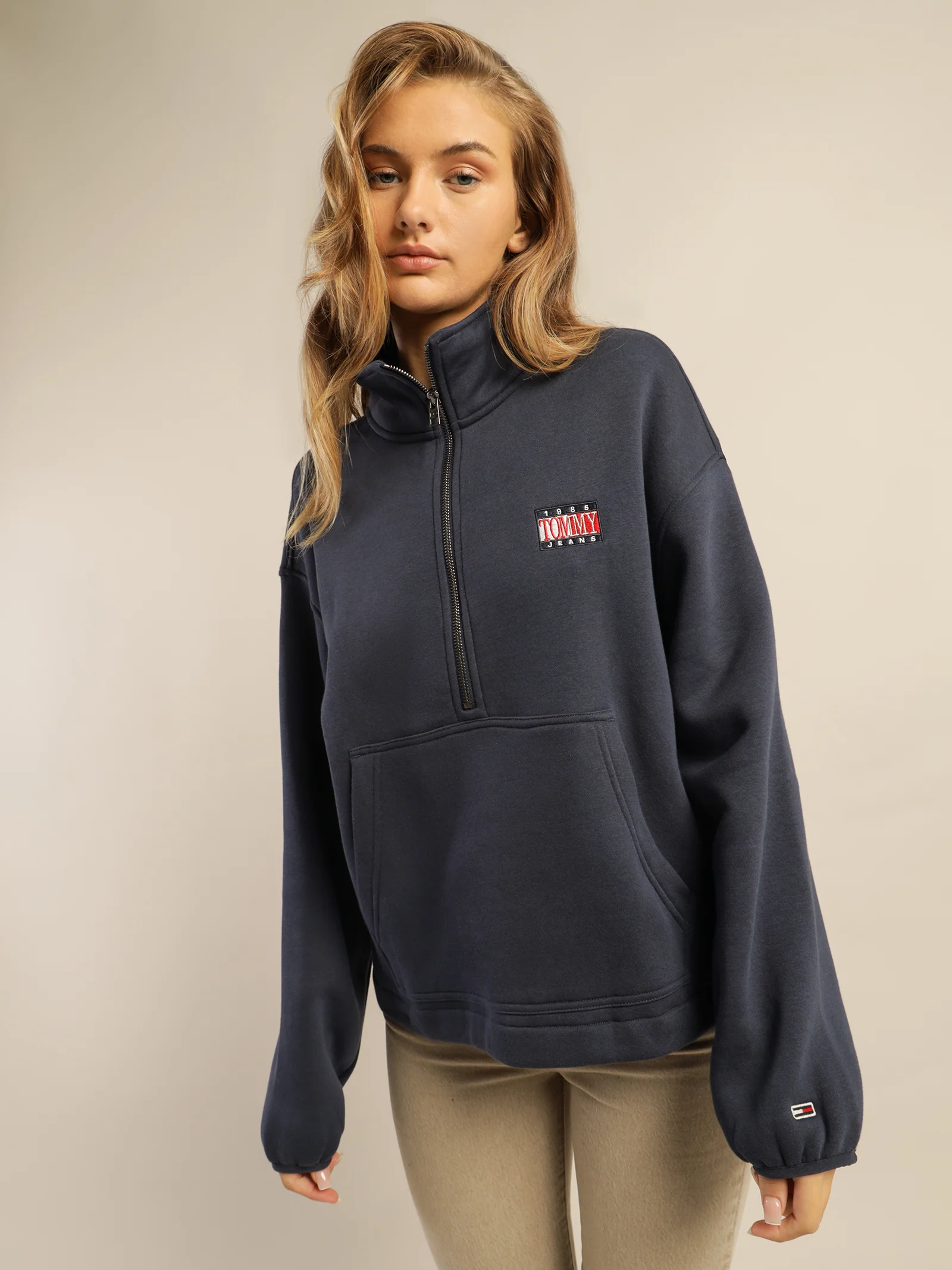 Relaxed Timeless 1 Quarter Zip Crew Fleece - Image 2