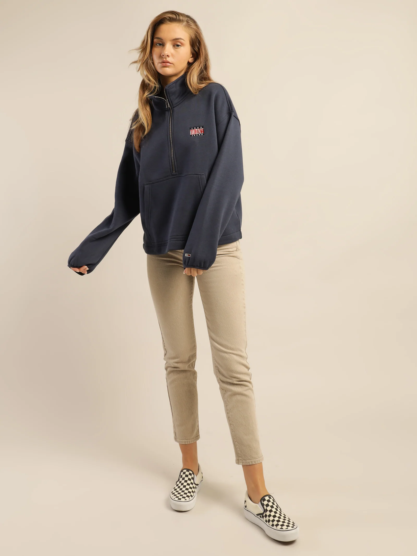 Relaxed Timeless 1 Quarter Zip Crew Fleece - Image 4