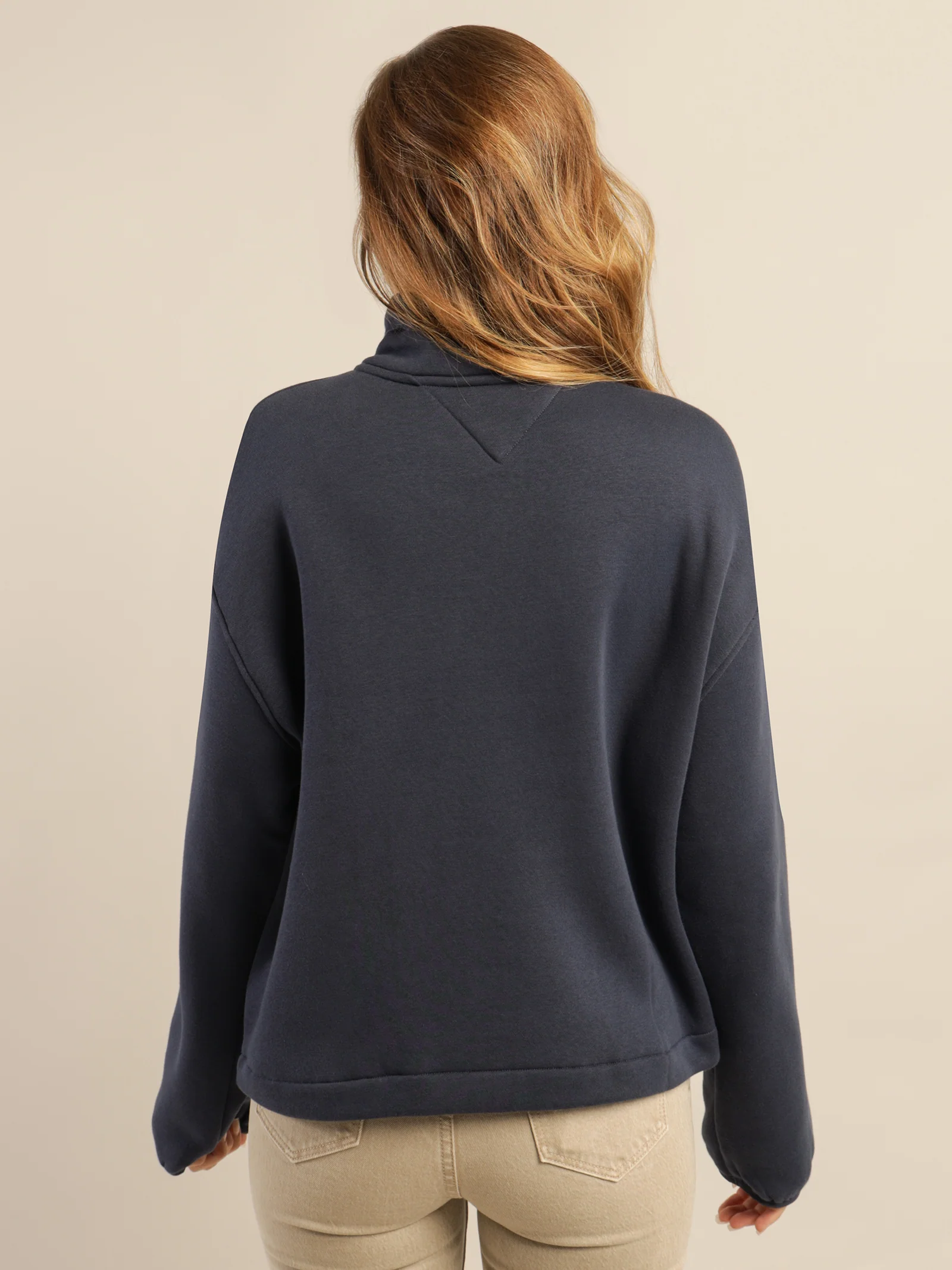 Relaxed Timeless 1 Quarter Zip Crew Fleece - Image 6